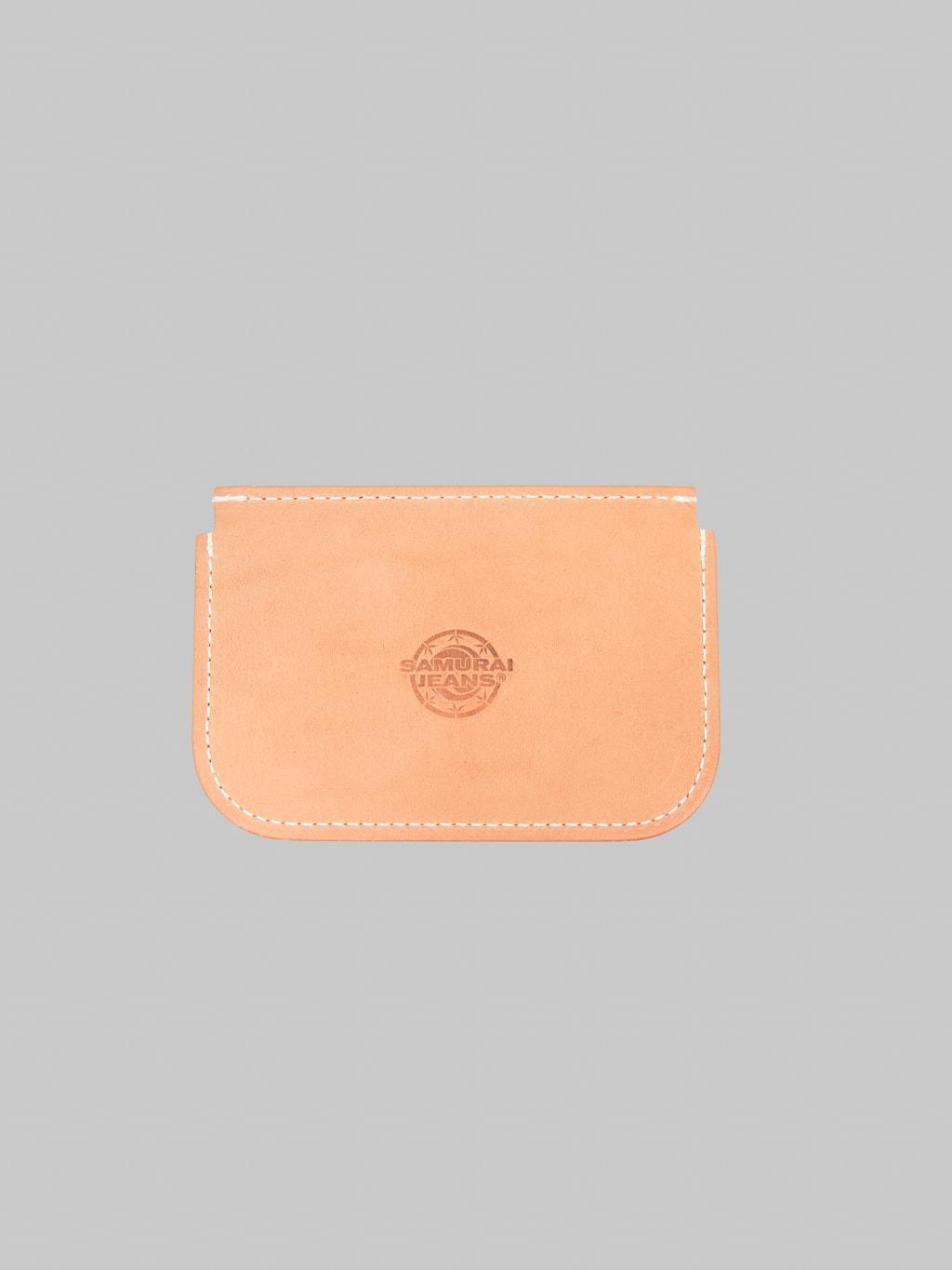 SJKCC26 Leather Card Case Tan