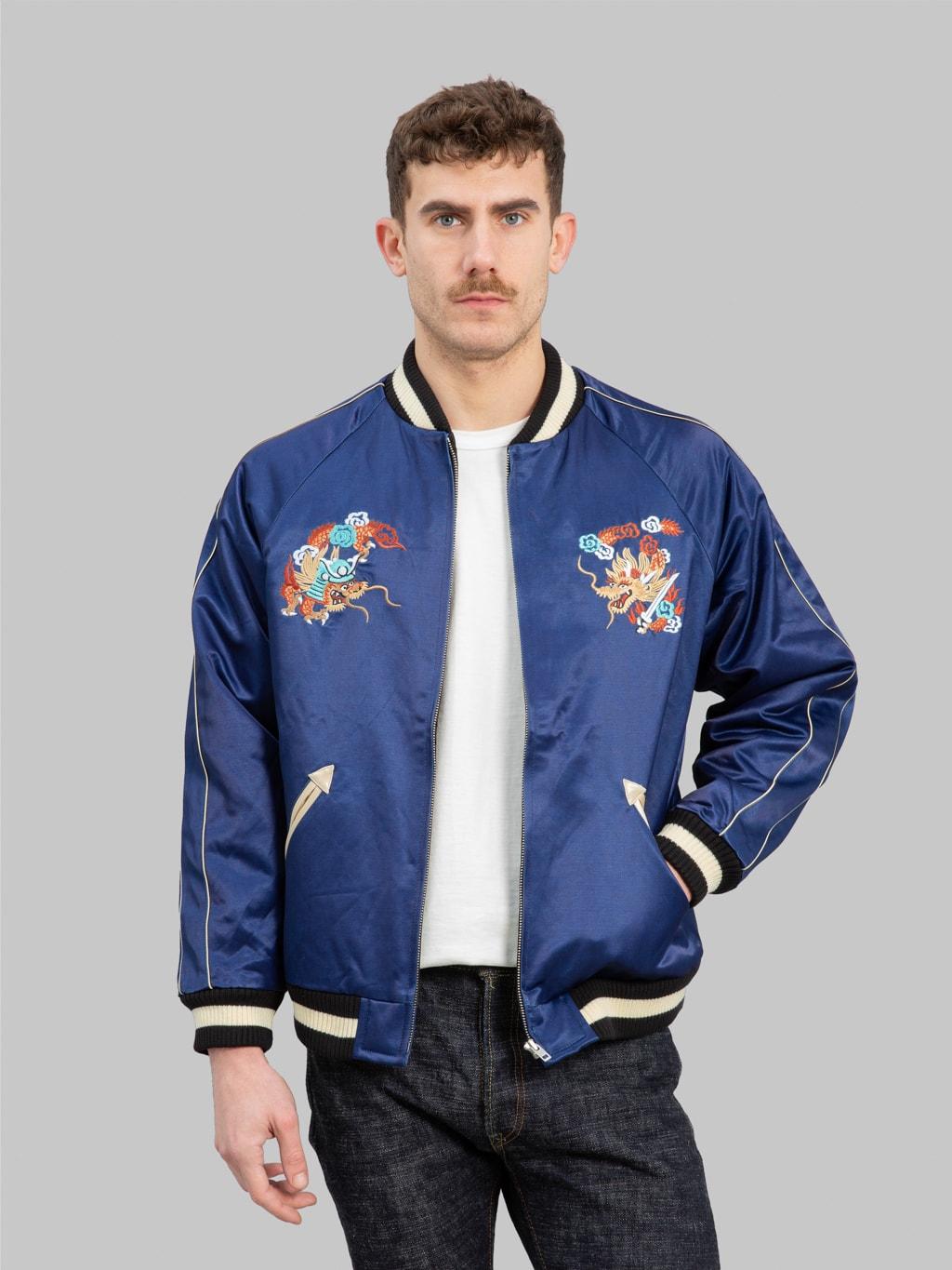SJSKJ24 "Sukajan" Embroidered Satin Souvenir Jacket