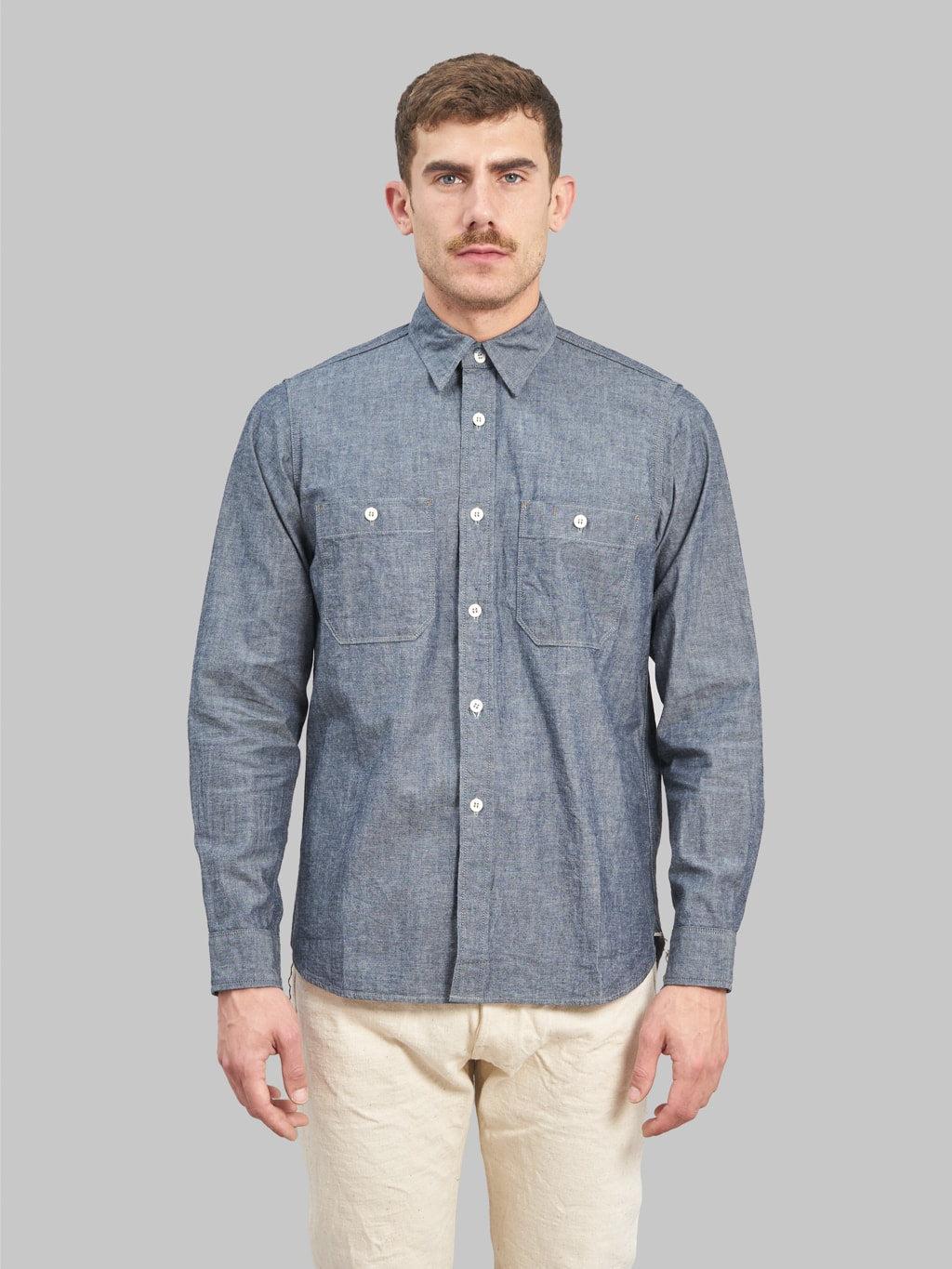 Selvedge Indigo Chambray Work Shirt