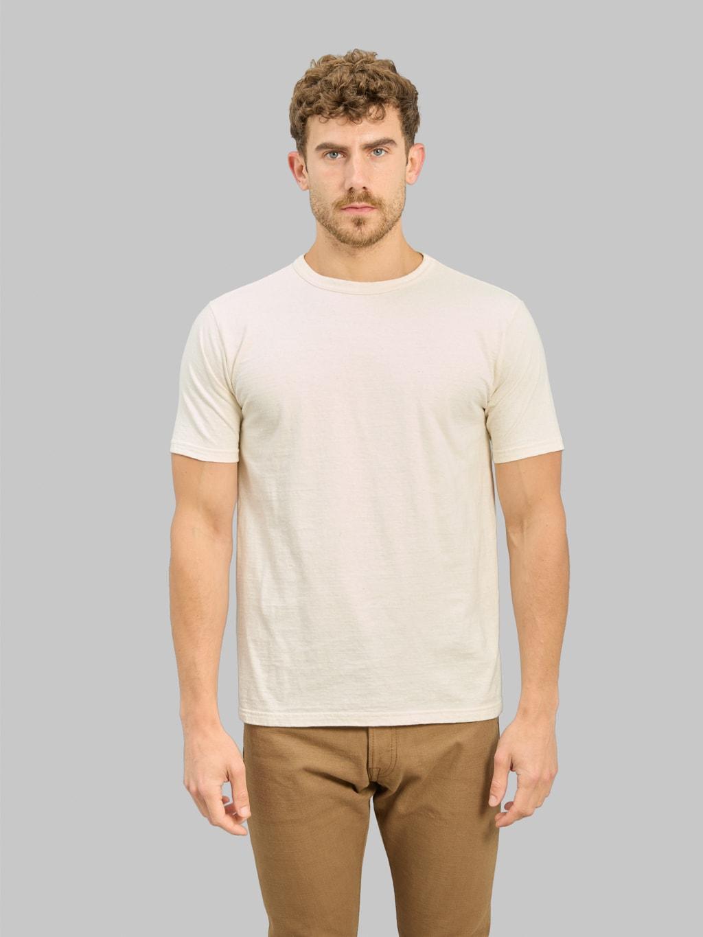 8159 Upcycle T-Shirt Ecru