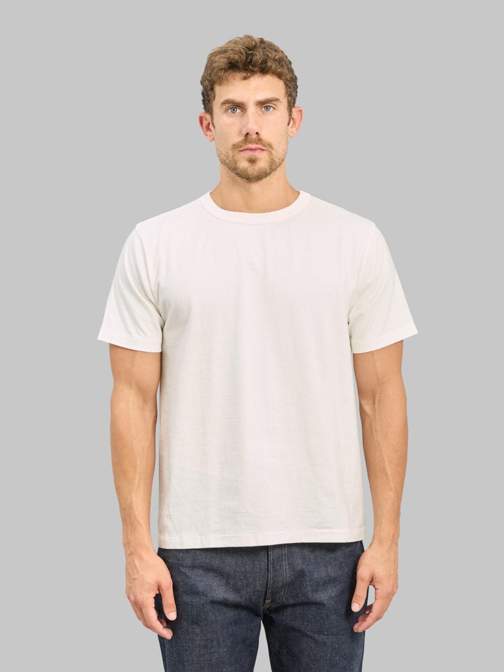 8204 "Ishikawadai" Tubular Jersey T-Shirt White