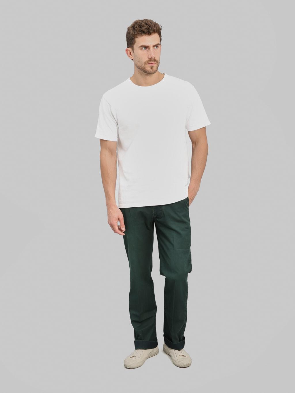 1923 Supima Cotton Chino Pants Indigo Green