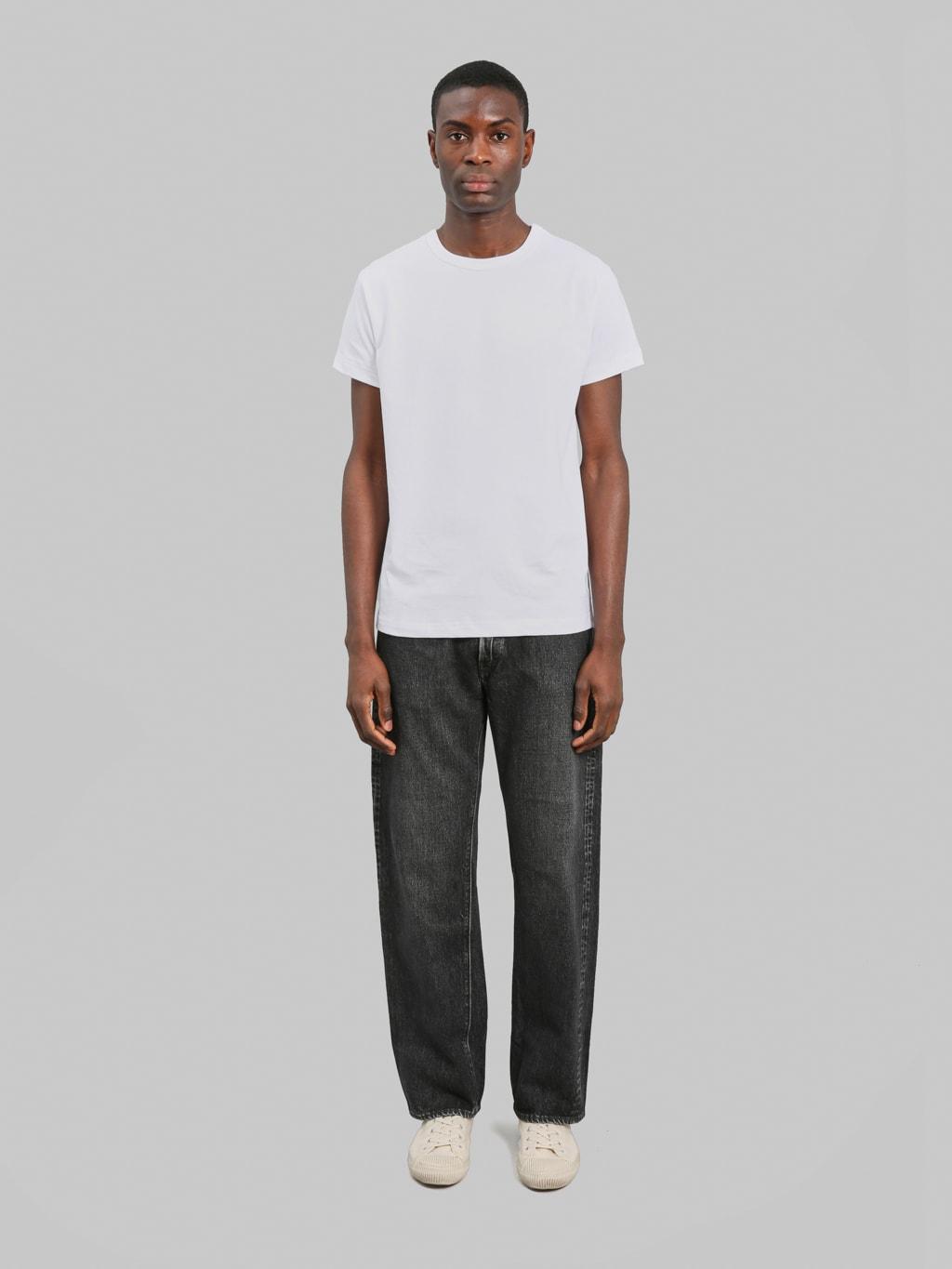 "1947 Model Hard Wash" 14.25oz Regular Straight Black Jeans