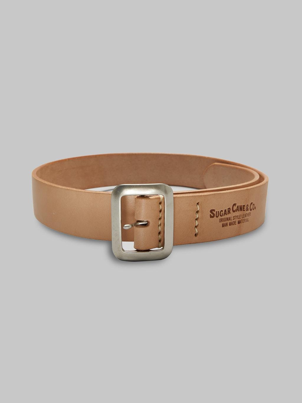 Cowhide Leather Garrison Belt Tan