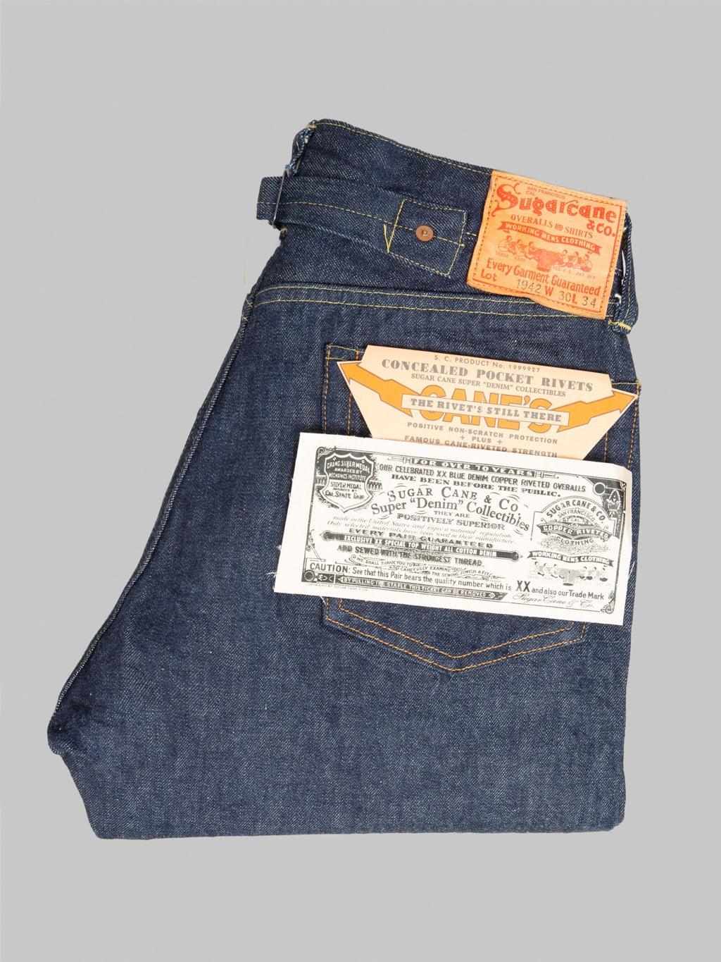 1942 Super "Denim" Collectibles #05 14.25oz Blue Denim Waist Overalls