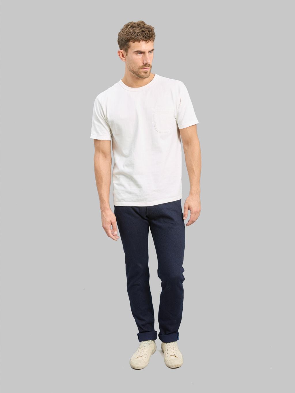 TNK202ID "Indigo x Indigo" 15oz High Tapered Jeans