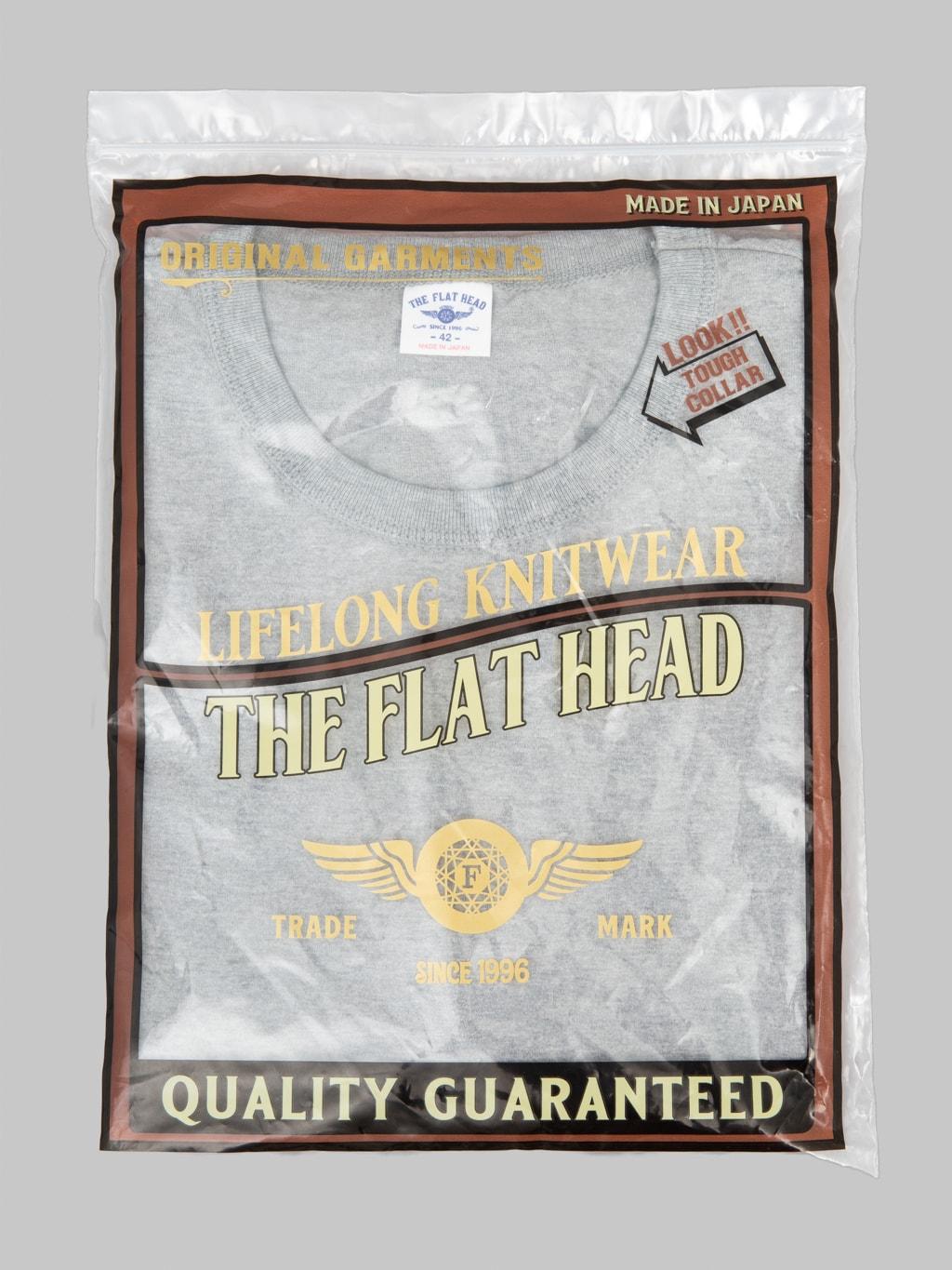 Loopwheeled Heavyweight Plain T-Shirt Grey