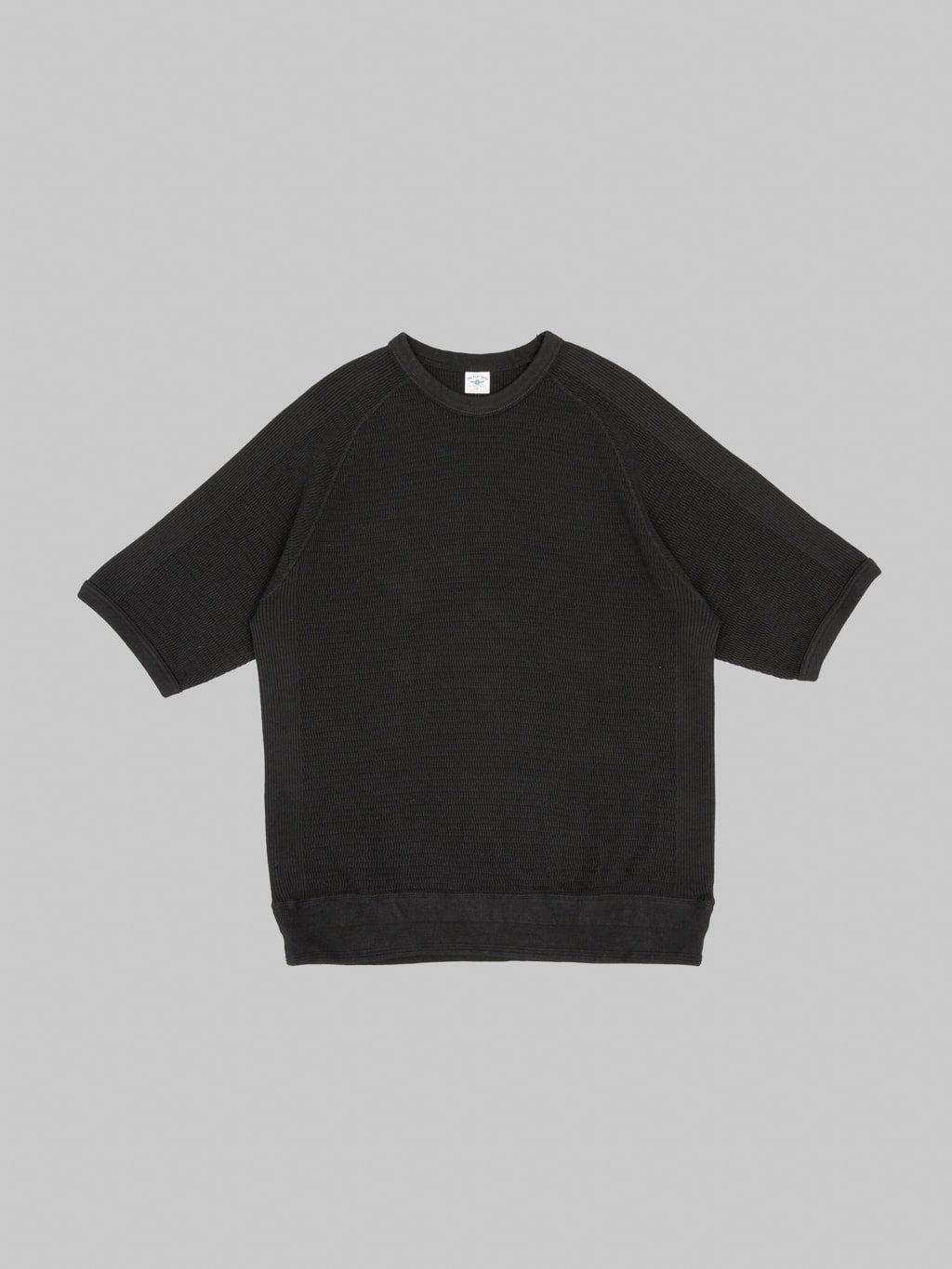 FN-THW-002 Raglan Sleeve Thermal T-Shirt Black