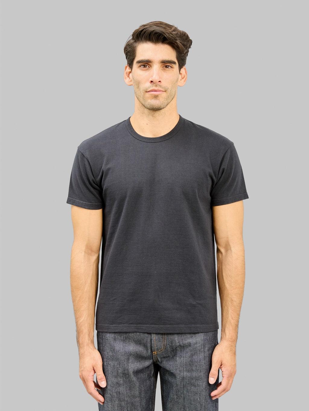 Heavyweight 9oz Loopwheel Tee Black