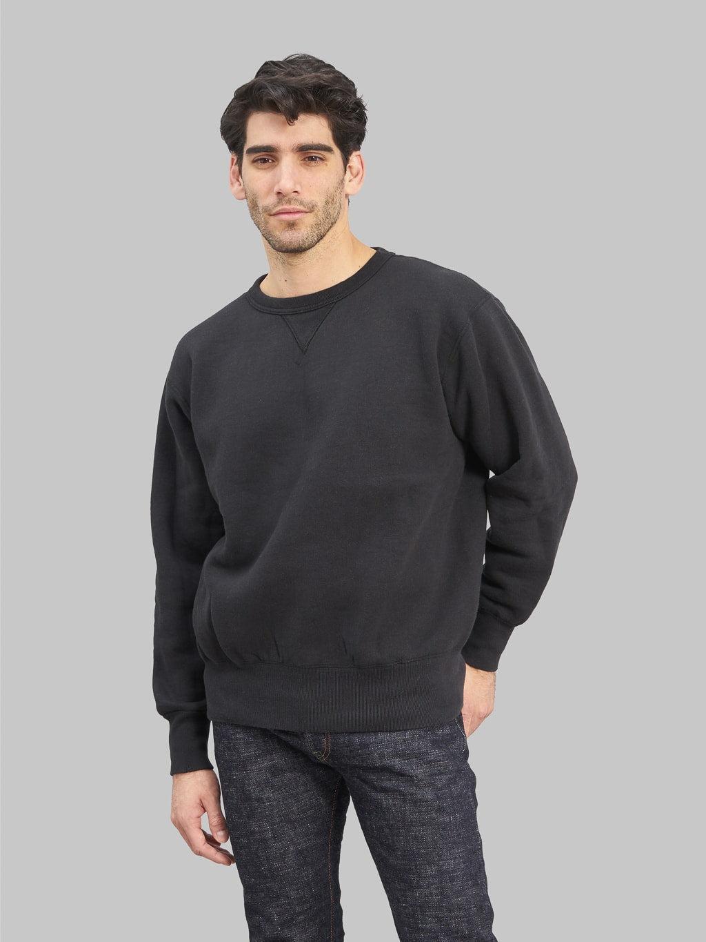 Loopwheeled Sweatshirt Black