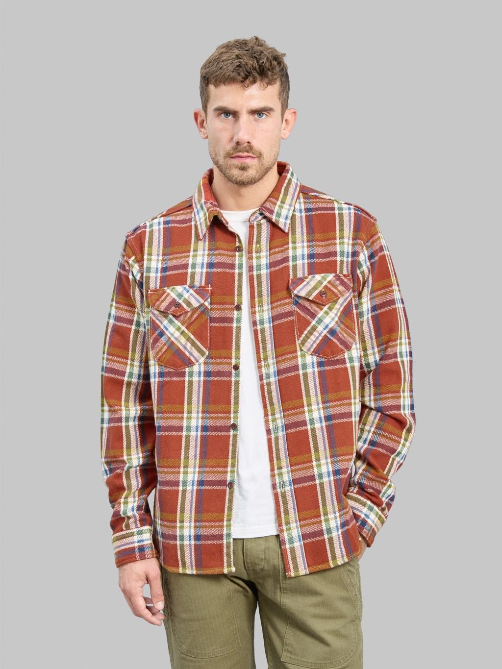 Heavy Flannel Shirt Red