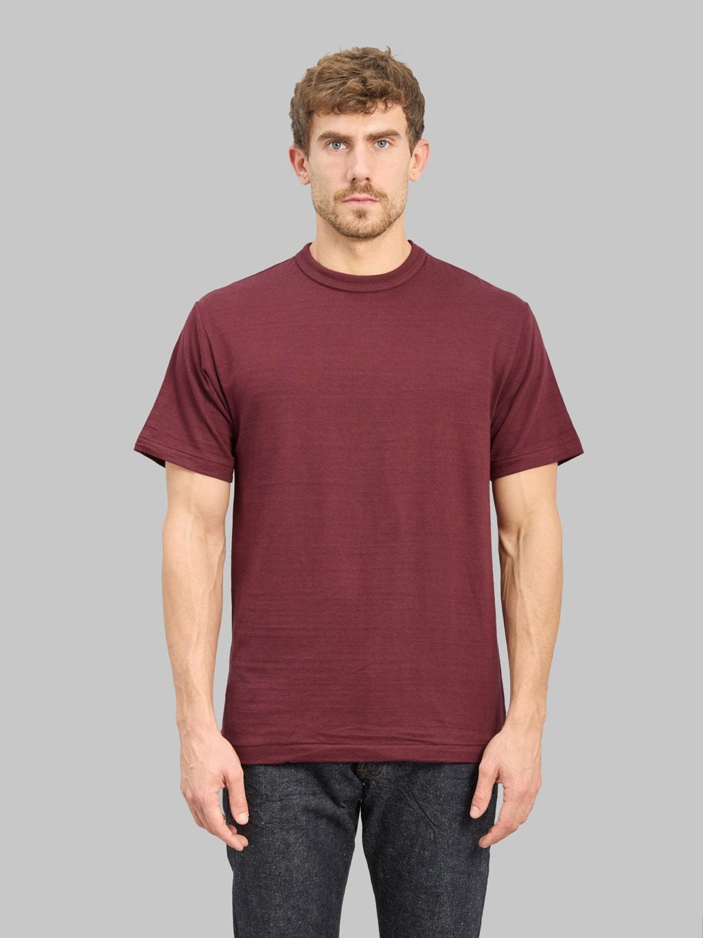 4601 Plain T-Shirt Bordeaux