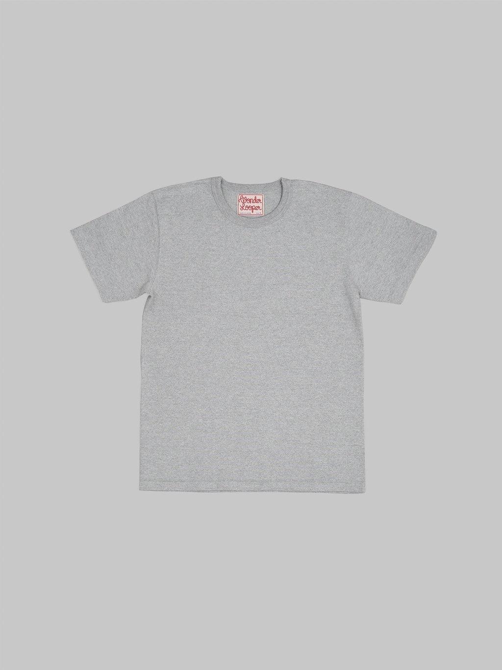 Double Heavyweight Crewneck T-Shirt Heather Grey