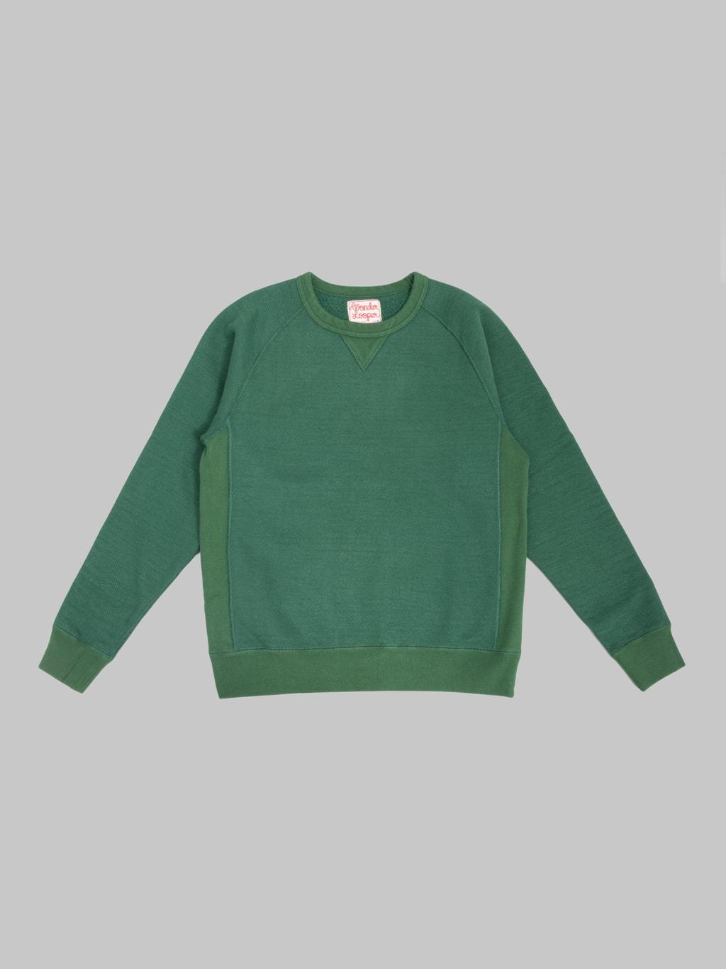 Pullover Crewneck 876gsm Double Heavyweight French Terry Racing Green