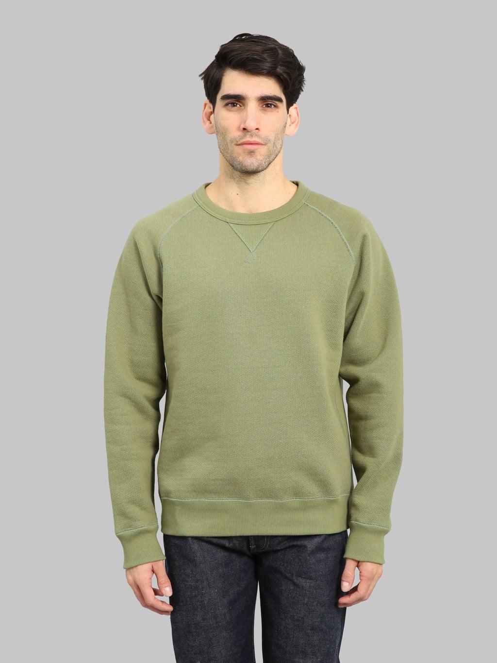 Pullover Crewneck 876gsm Double Heavyweight French Terry Sage