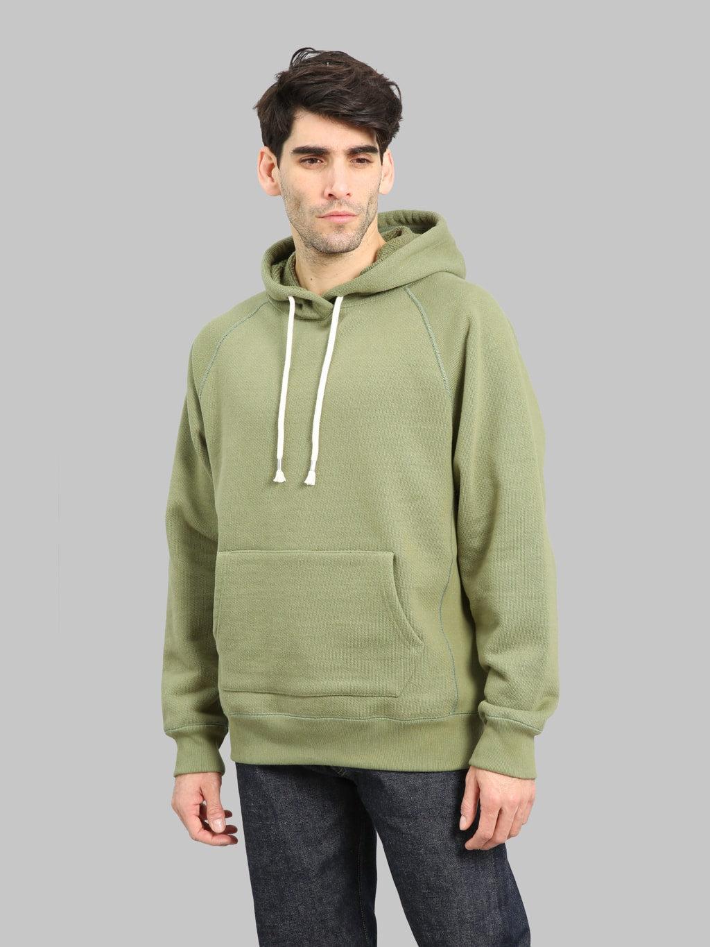 Pullover Hoodie 876gsm Double Heavyweight French Terry Sage