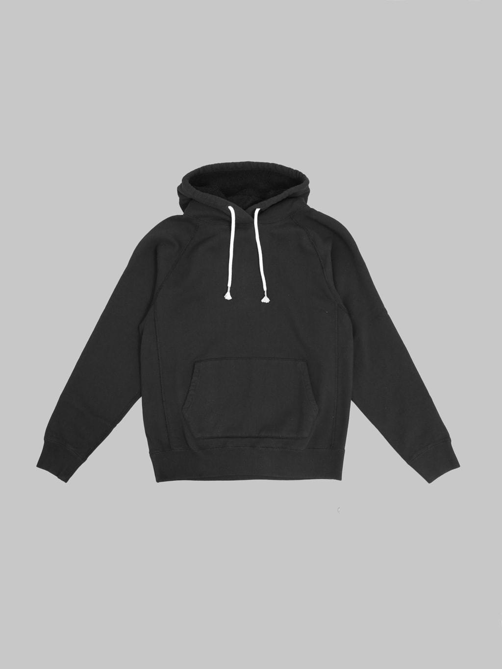 Pullover Hoodie Super Looper French Terry Sumi Black