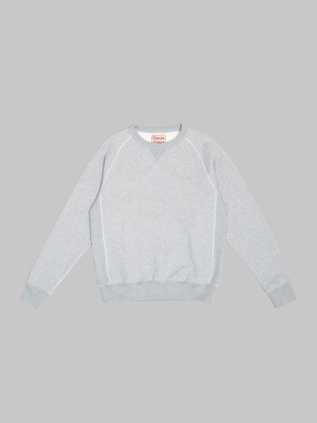 Pullover Crewneck Super Looper French Terry Heather Grey