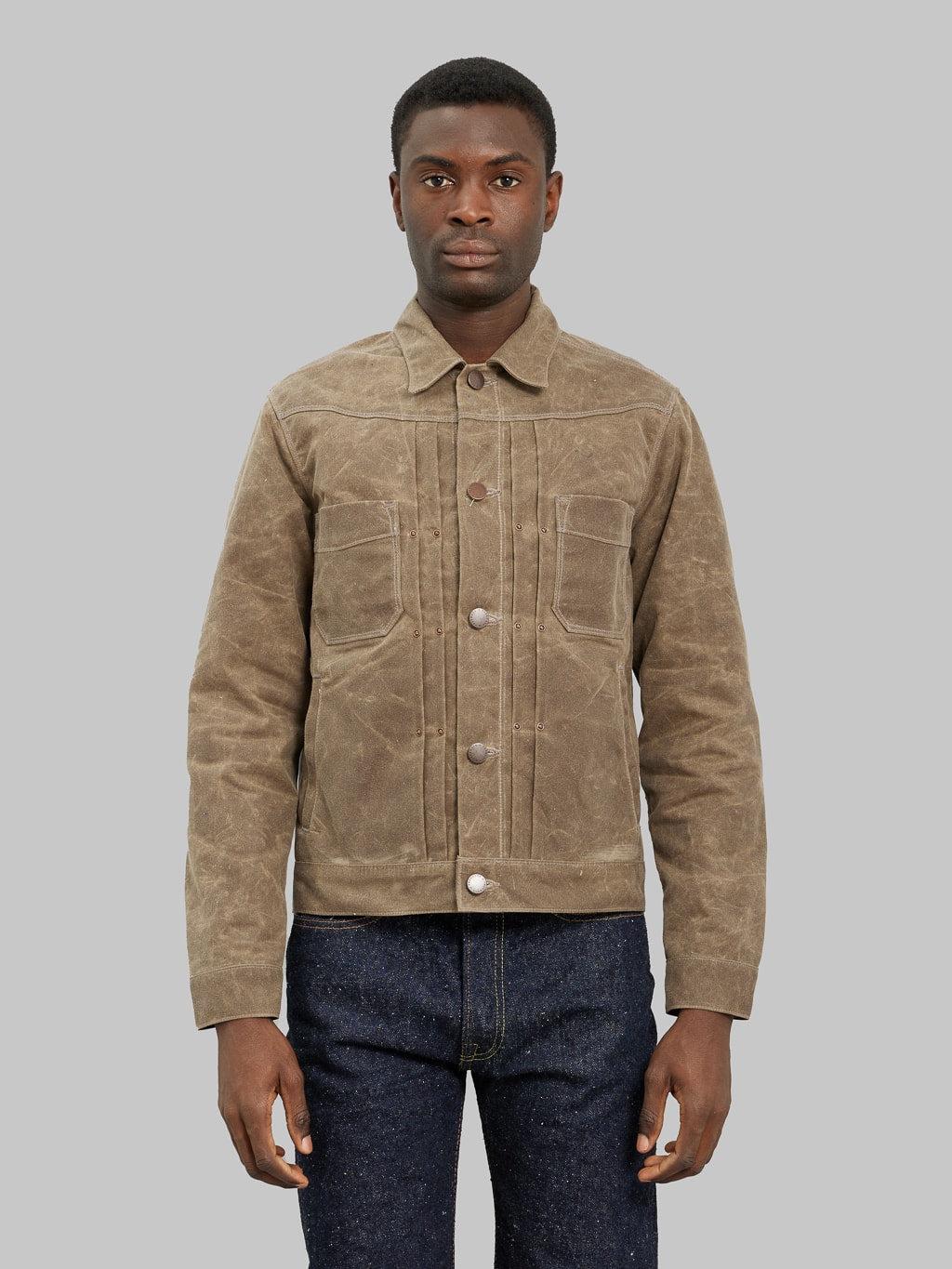 Riders Jacket Waxed Canvas Oak