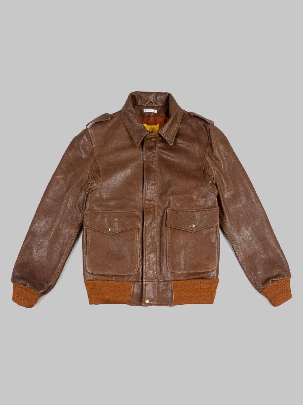 "Don Gentile" A-2 Seal Brown Flight Jacket