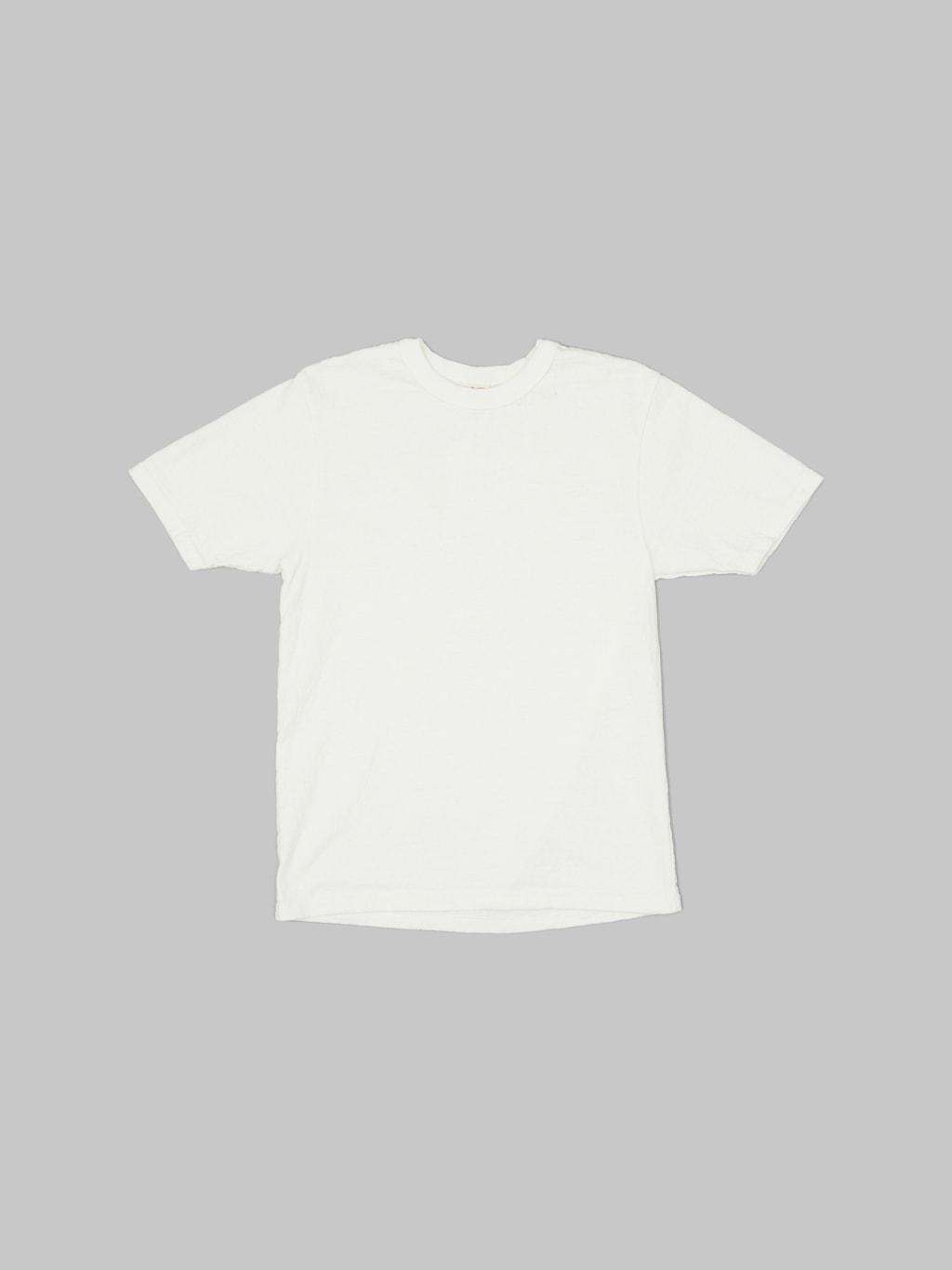No.8 Slub Nep Short Sleeve T-Shirt White