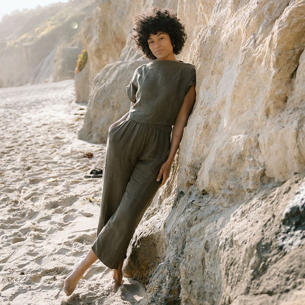 Easy Wide-Leg Pant