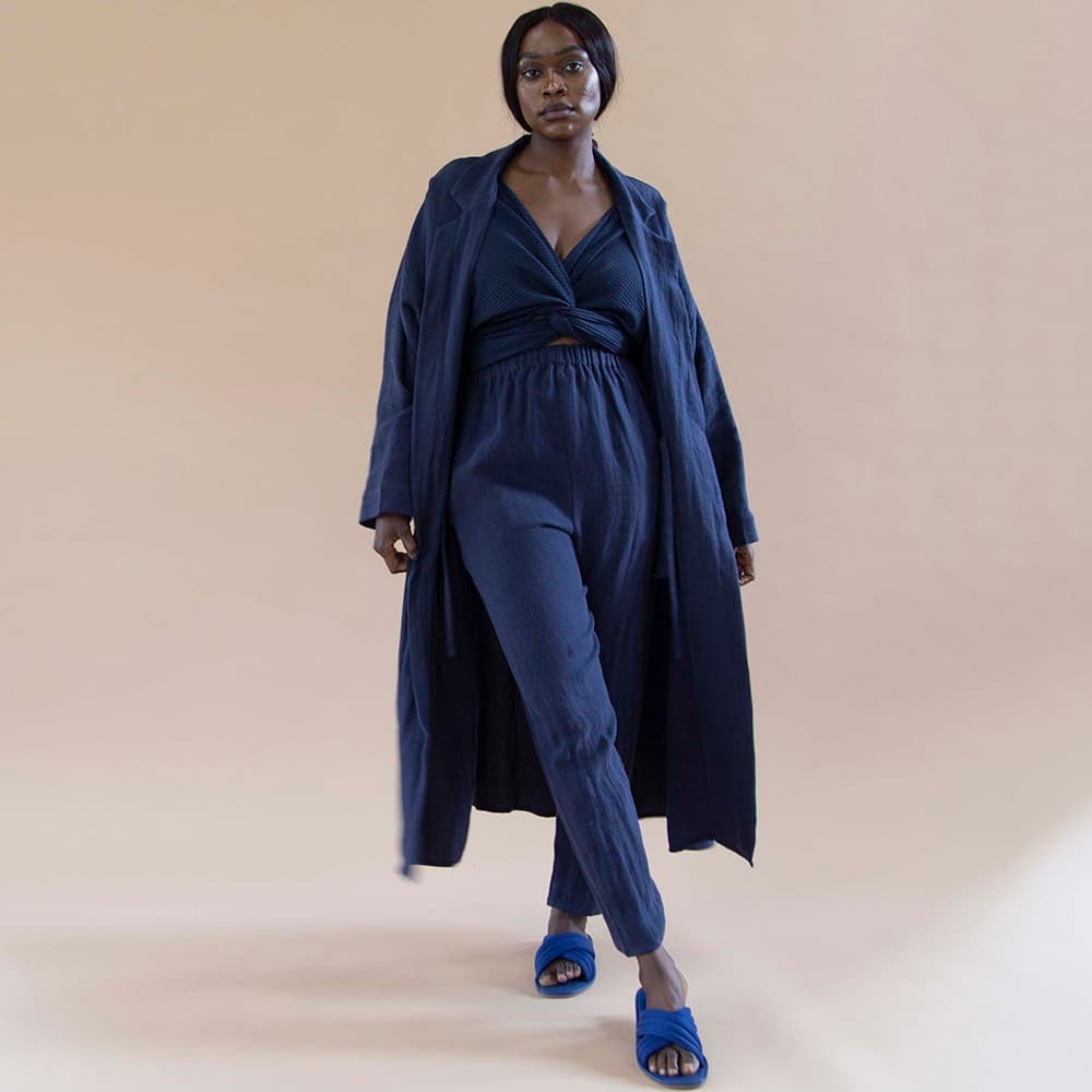 Lapel Midi Jacket