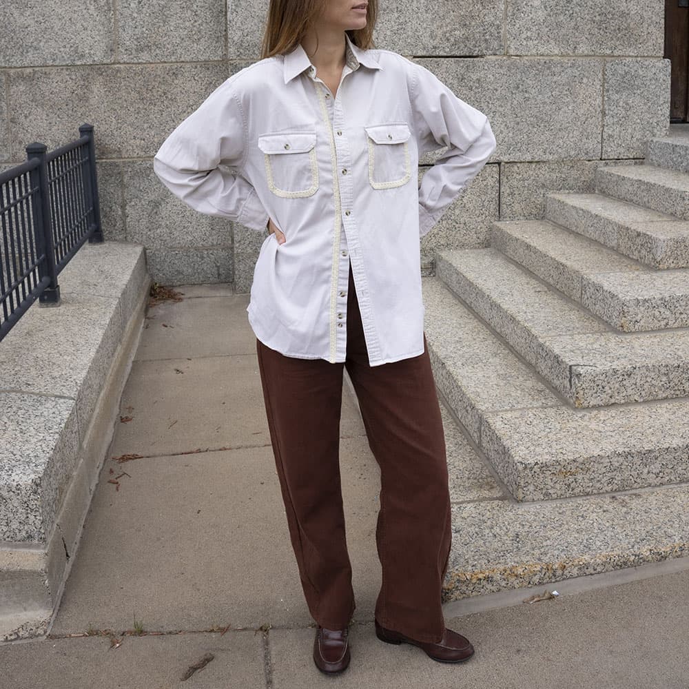 Detailed Button-Up No.012