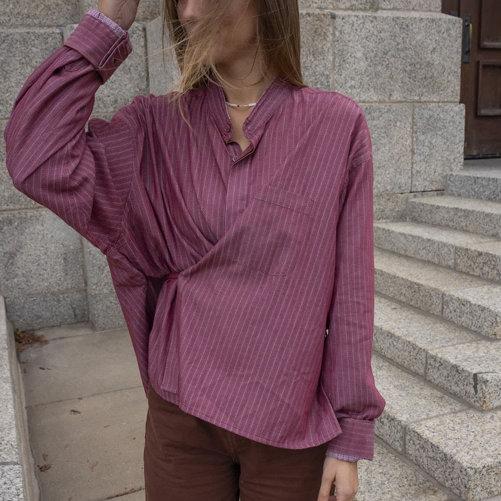 Wrap Button-Up No.018