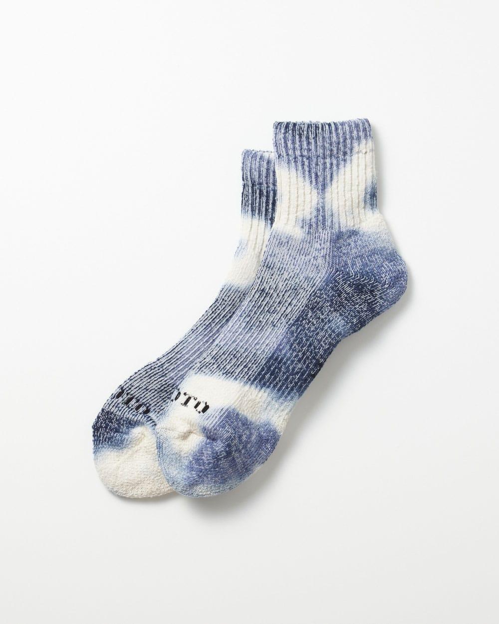 Hemp/Organic Cotton Pile Ankle Sock “Tie Dye”