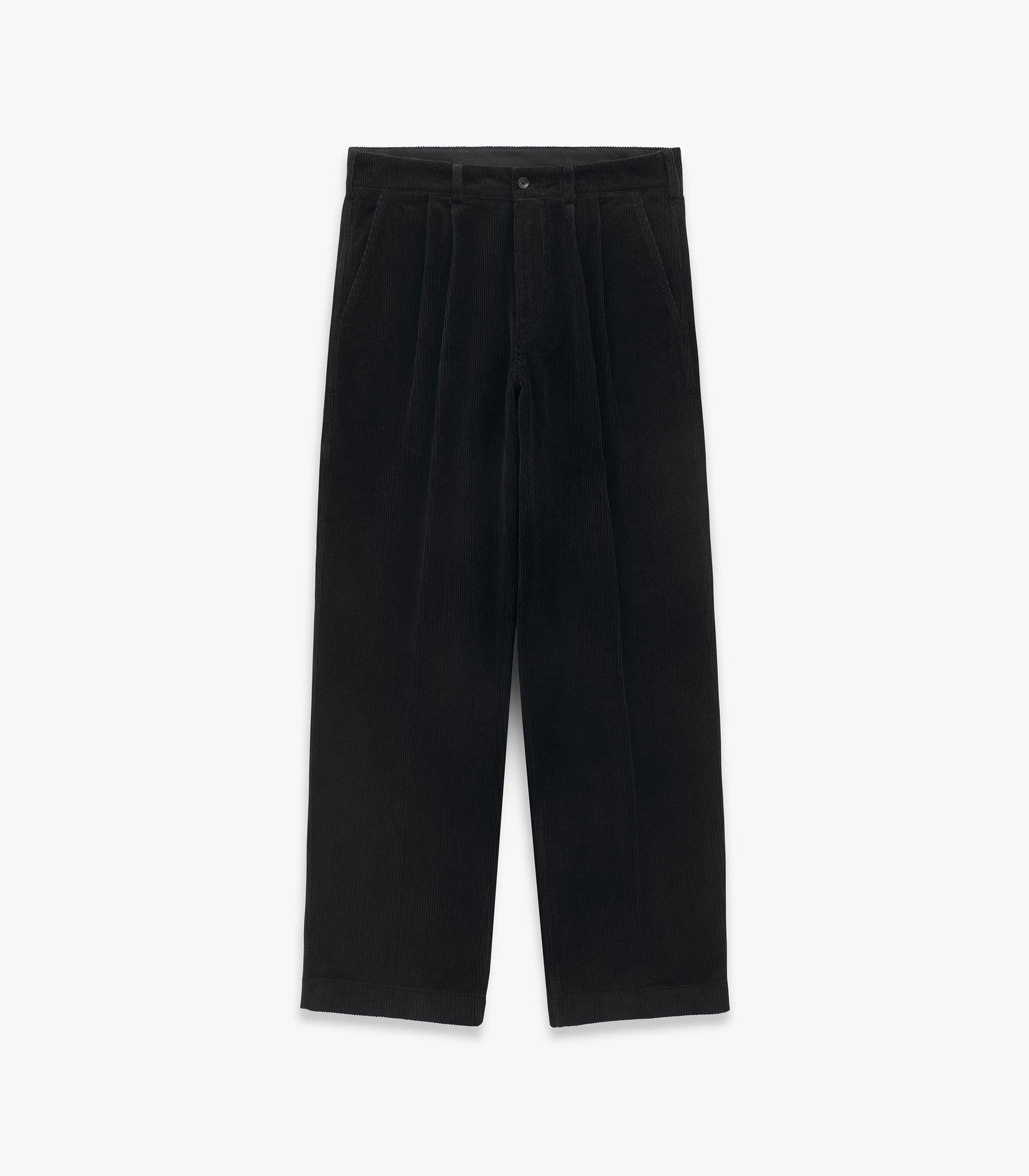 Canal Pleated Corduroy Cotton Pant