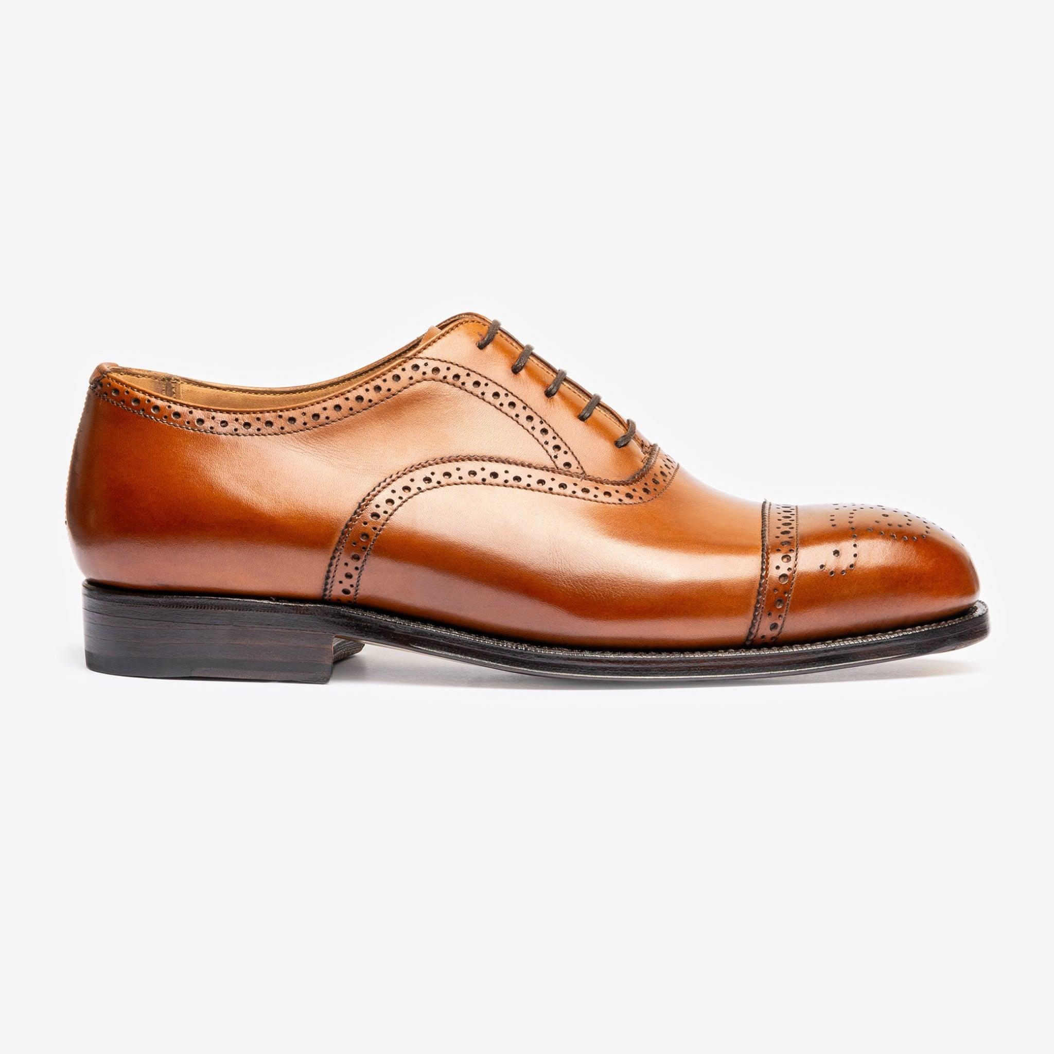 Semi Brogue Oxford | Tan - Char Last