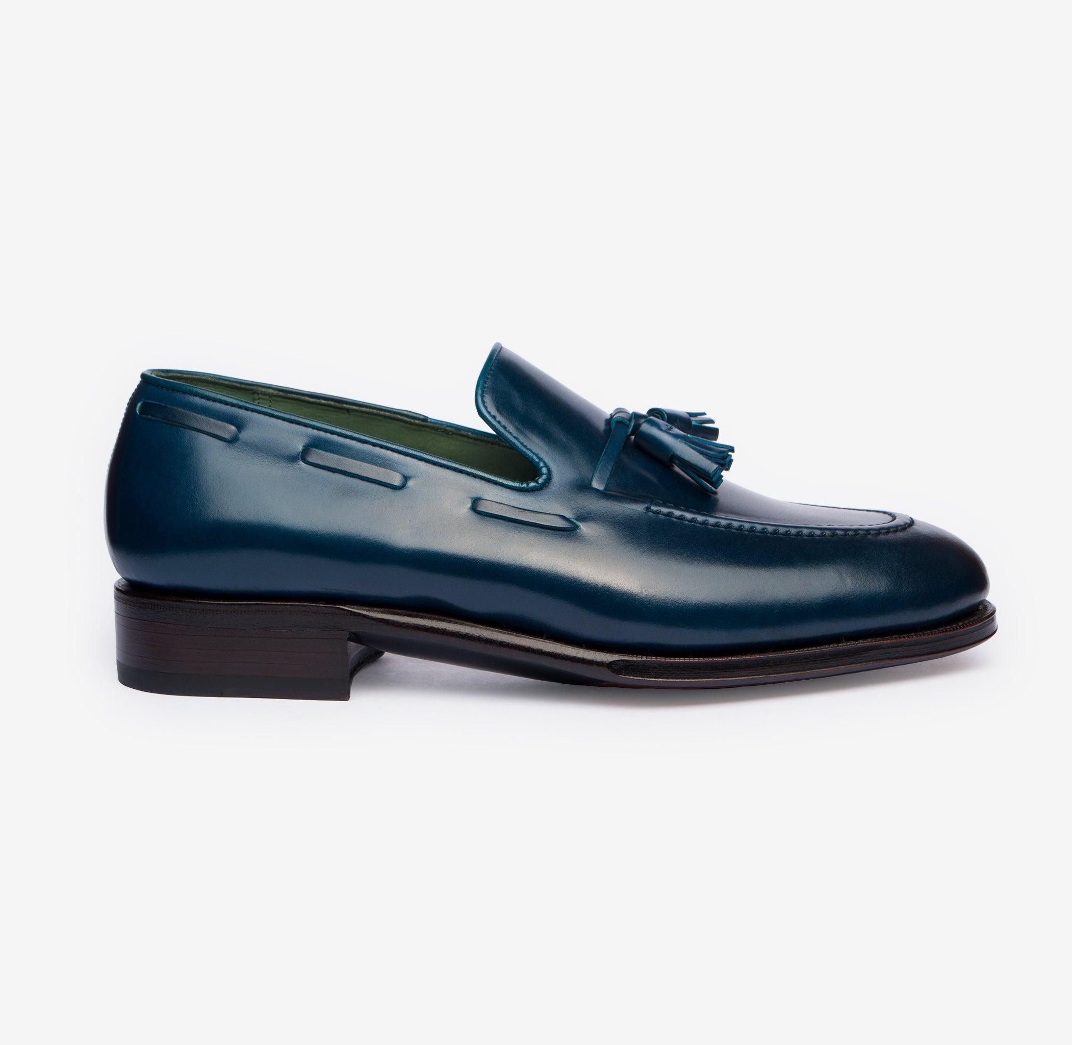 Tassel Loafer | Blue Shell Cordovan - Rufer Last