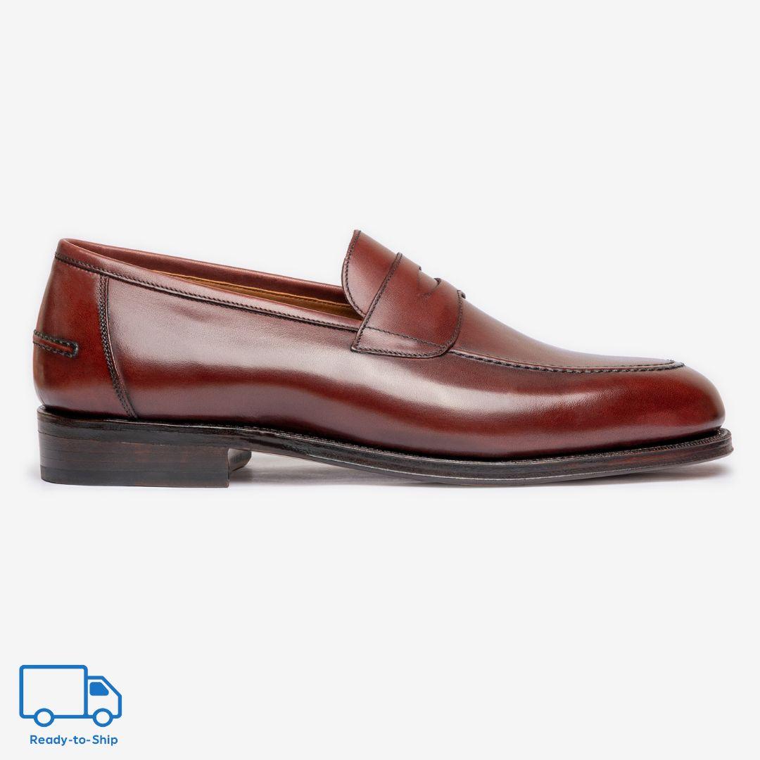 Penny Loafer II | Burgundy - Rufer Last