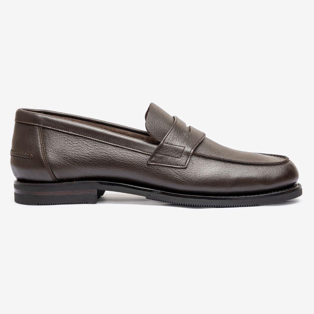 Unlined Moccasin | Mokka Milled - Armin Last