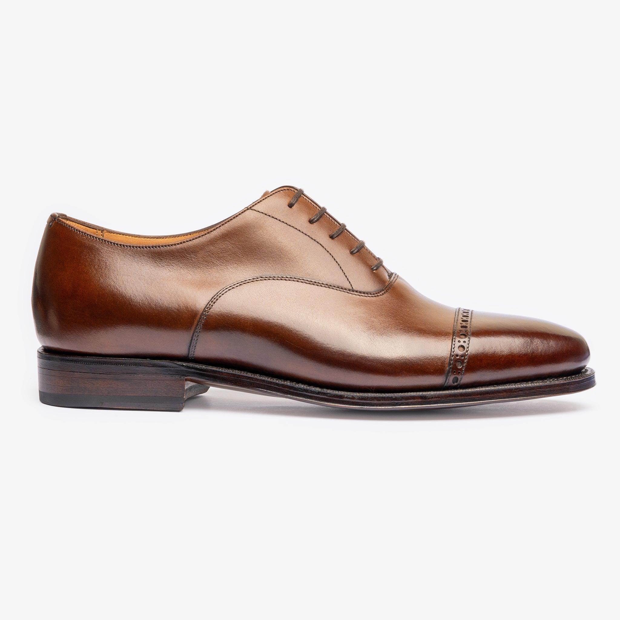 Punch Cap Oxford | Brown - Chip Last