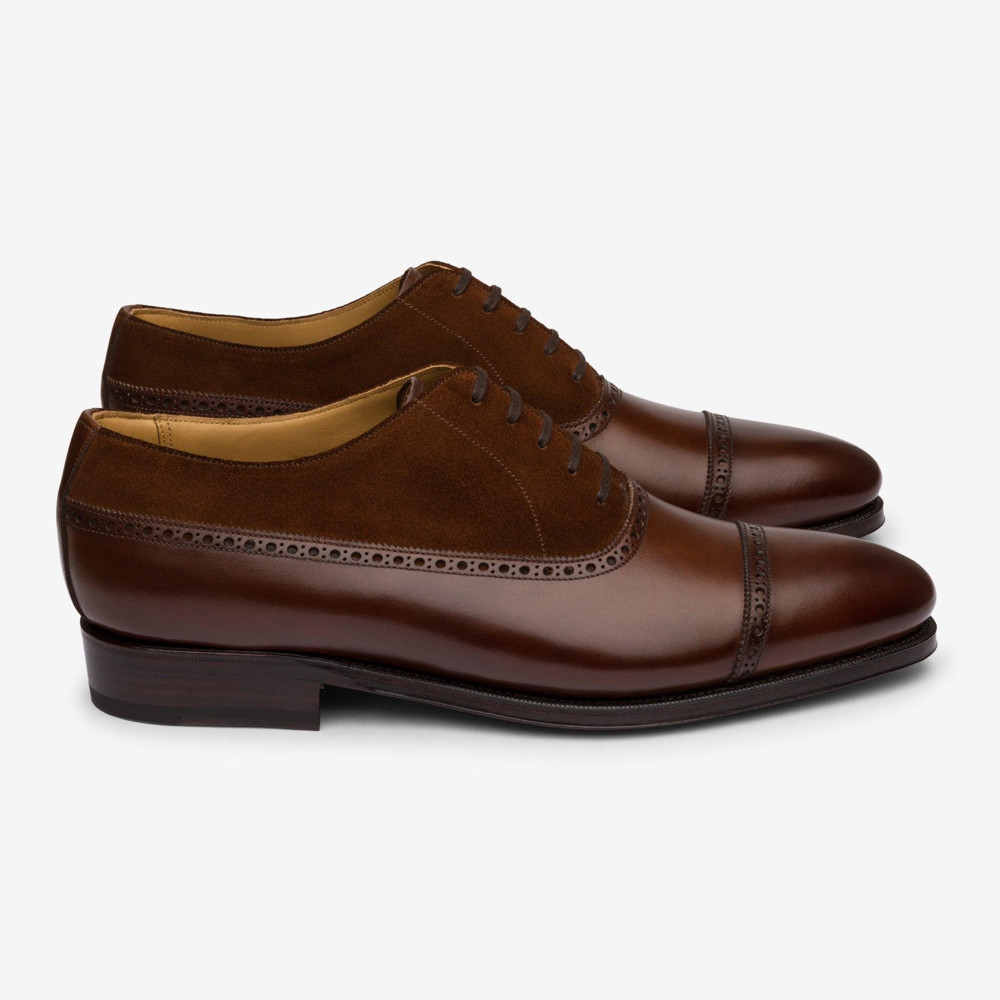 Balmoral Oxford | Dark Brown - Zip Last