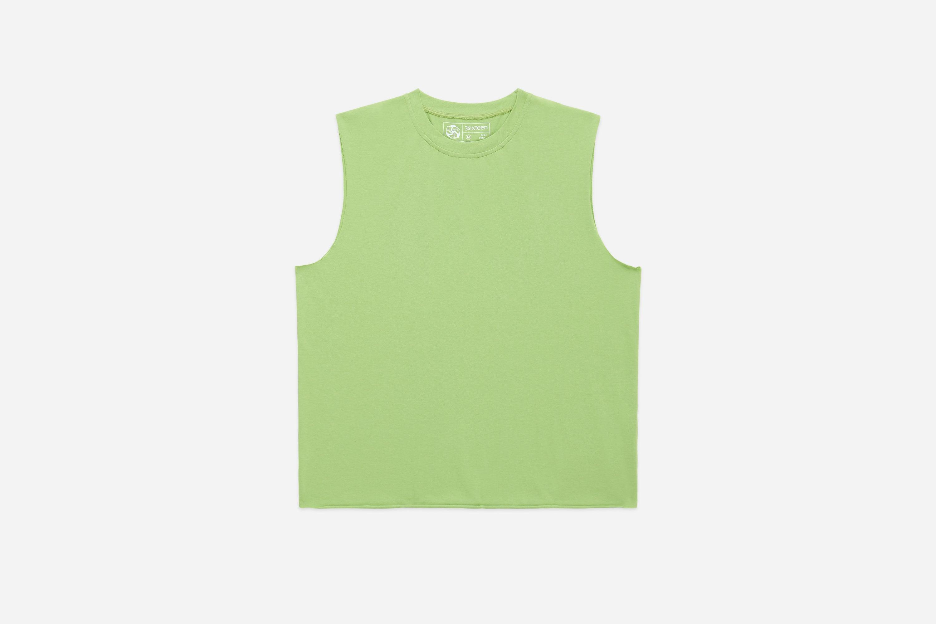 Training Cutoff Tee ~ Lime