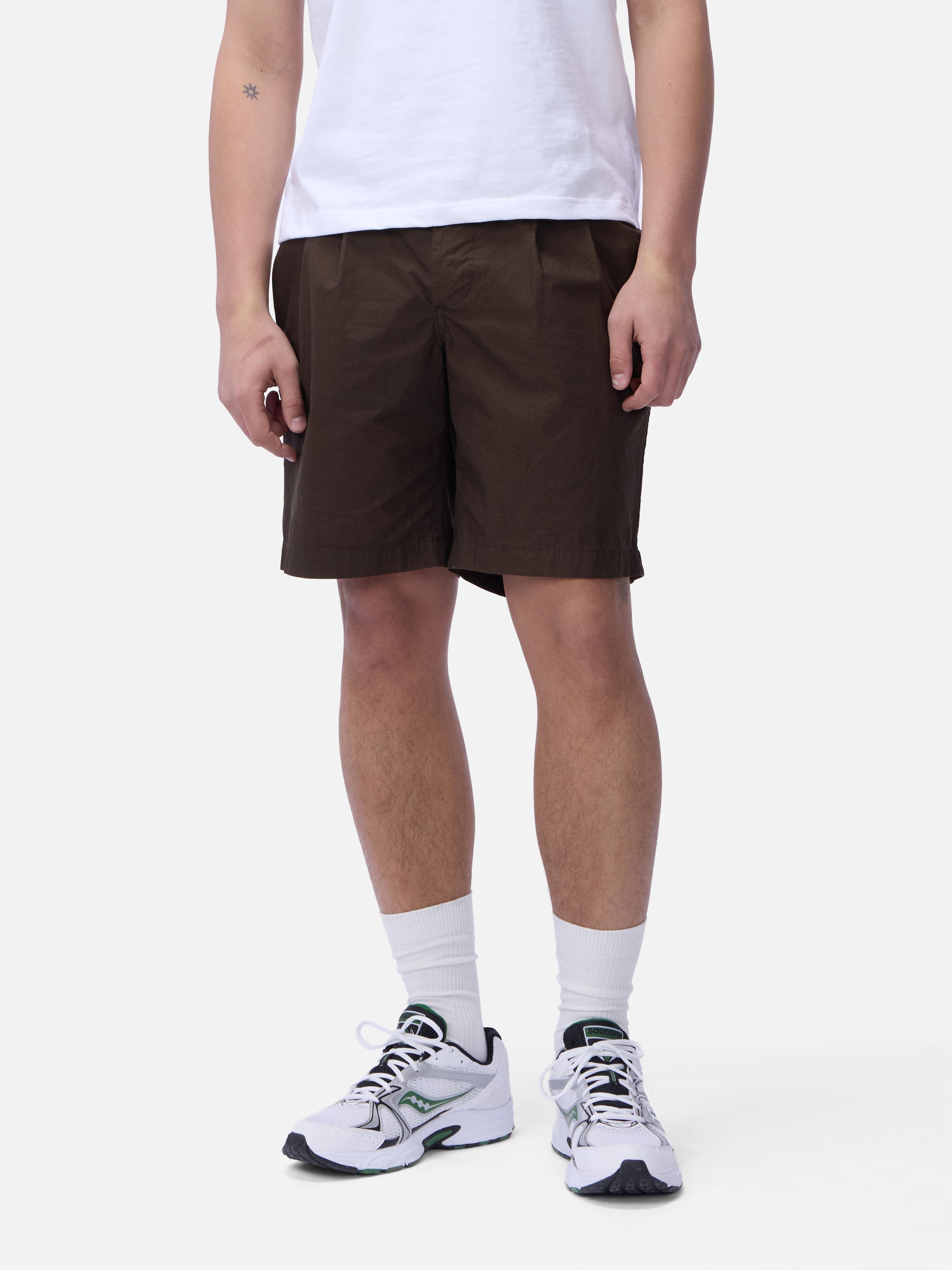 Safari Shorts ~ Brown Poplin