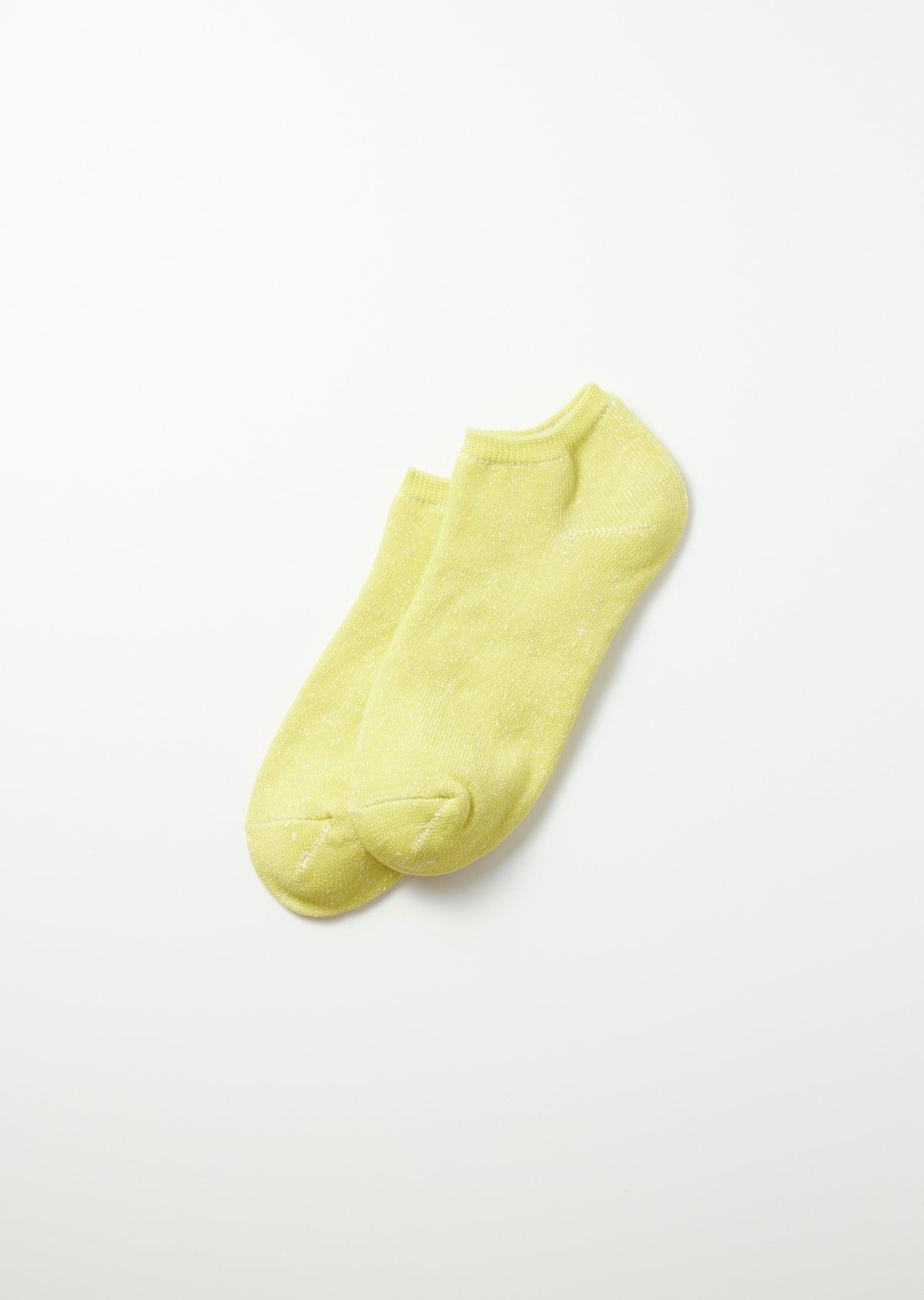 Washi Pile Short Socks - Lime
