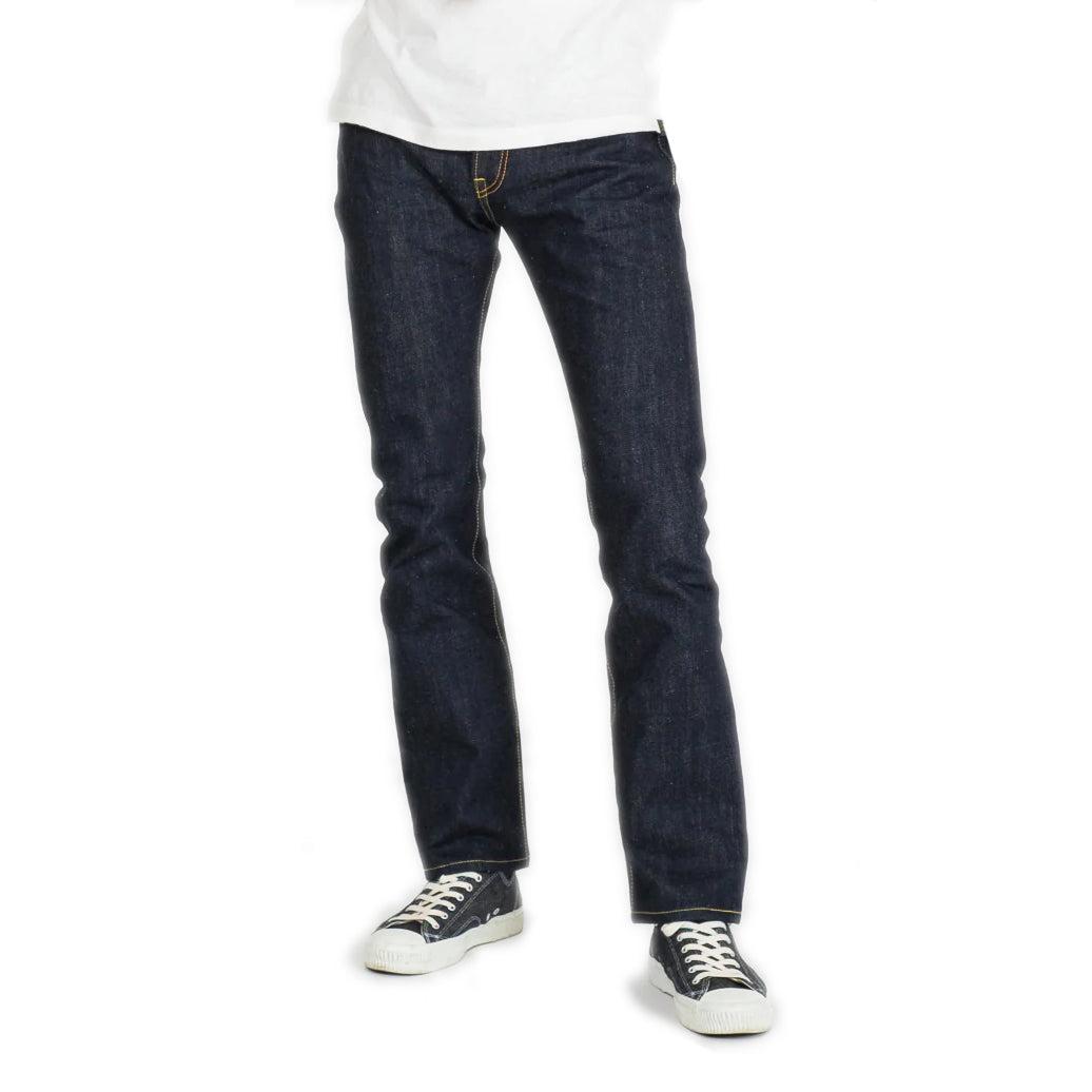 17oz Selvedge Denim Slim Cut Jeans IH-555N - Natural Indigo