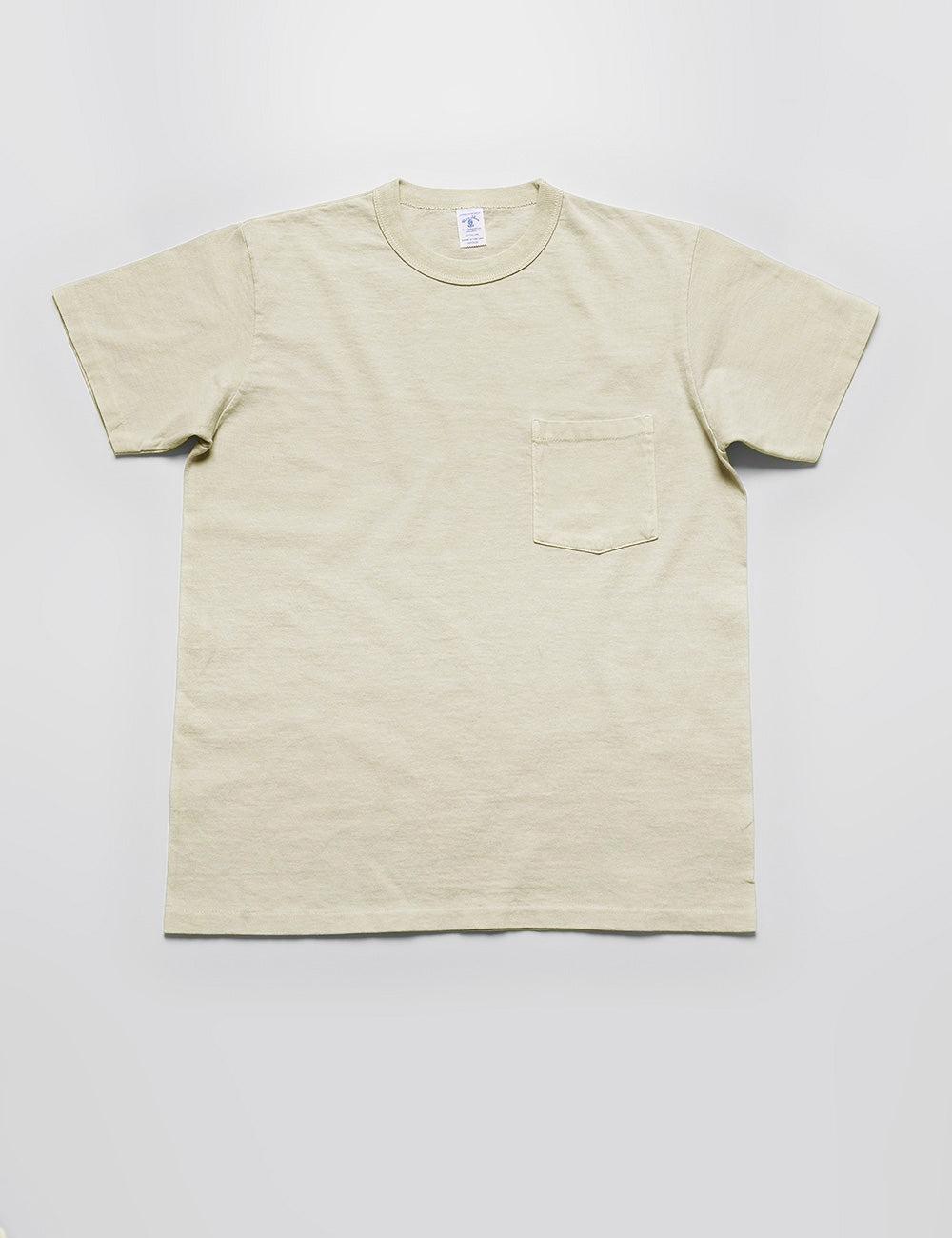 FINAL SALE: Pigment-Dyed Pocket Tee in Oat Milk