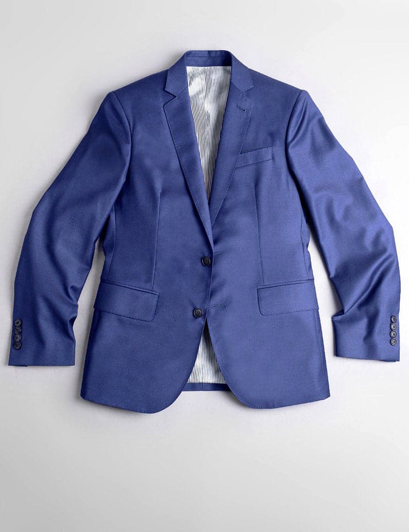 FINAL SALE: 2020 Version BKT50 Tailored Jacket in Super 120s Twill - Bright Navy