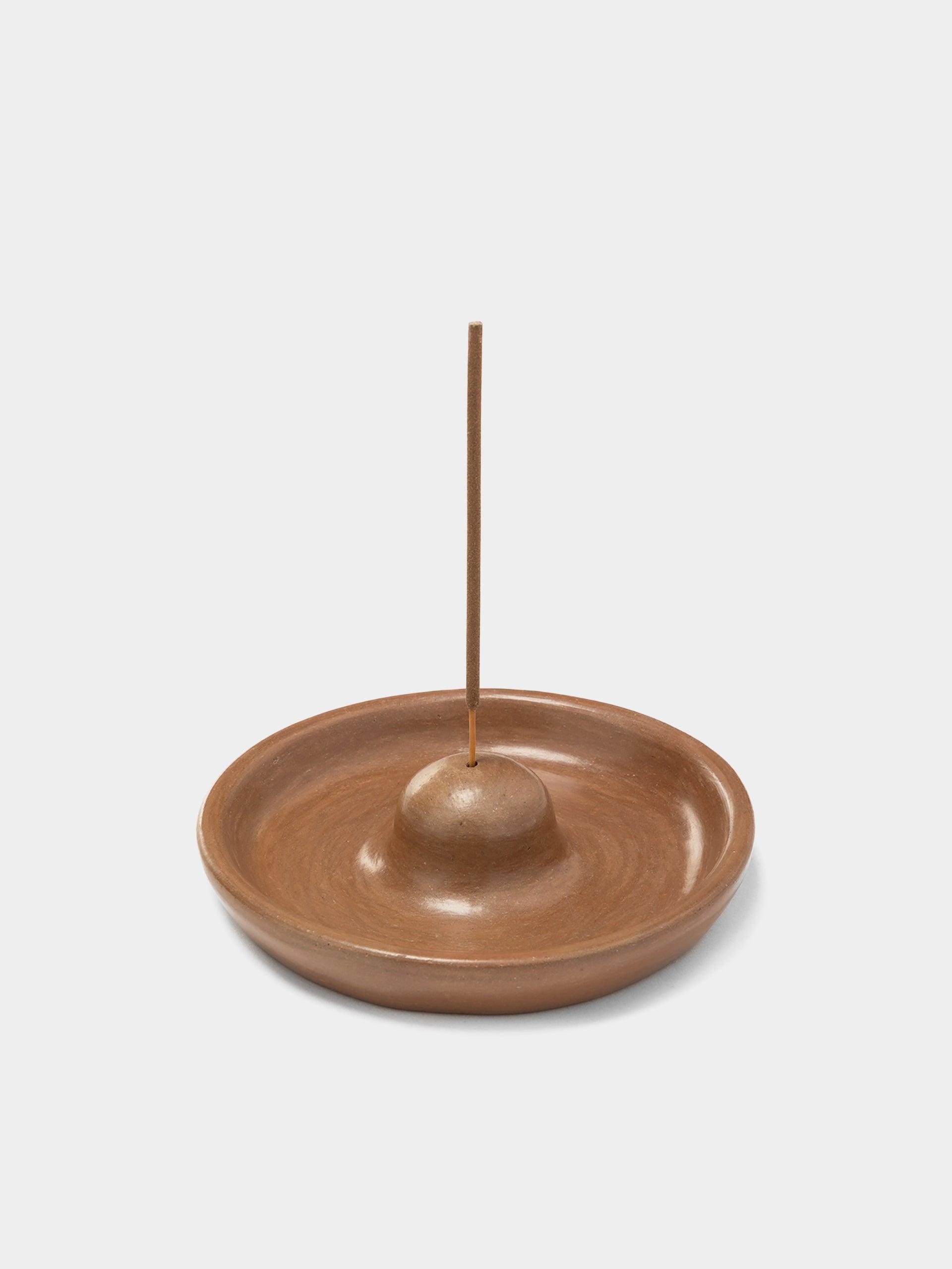 Incense Holder Clay & Beeswax Natural
