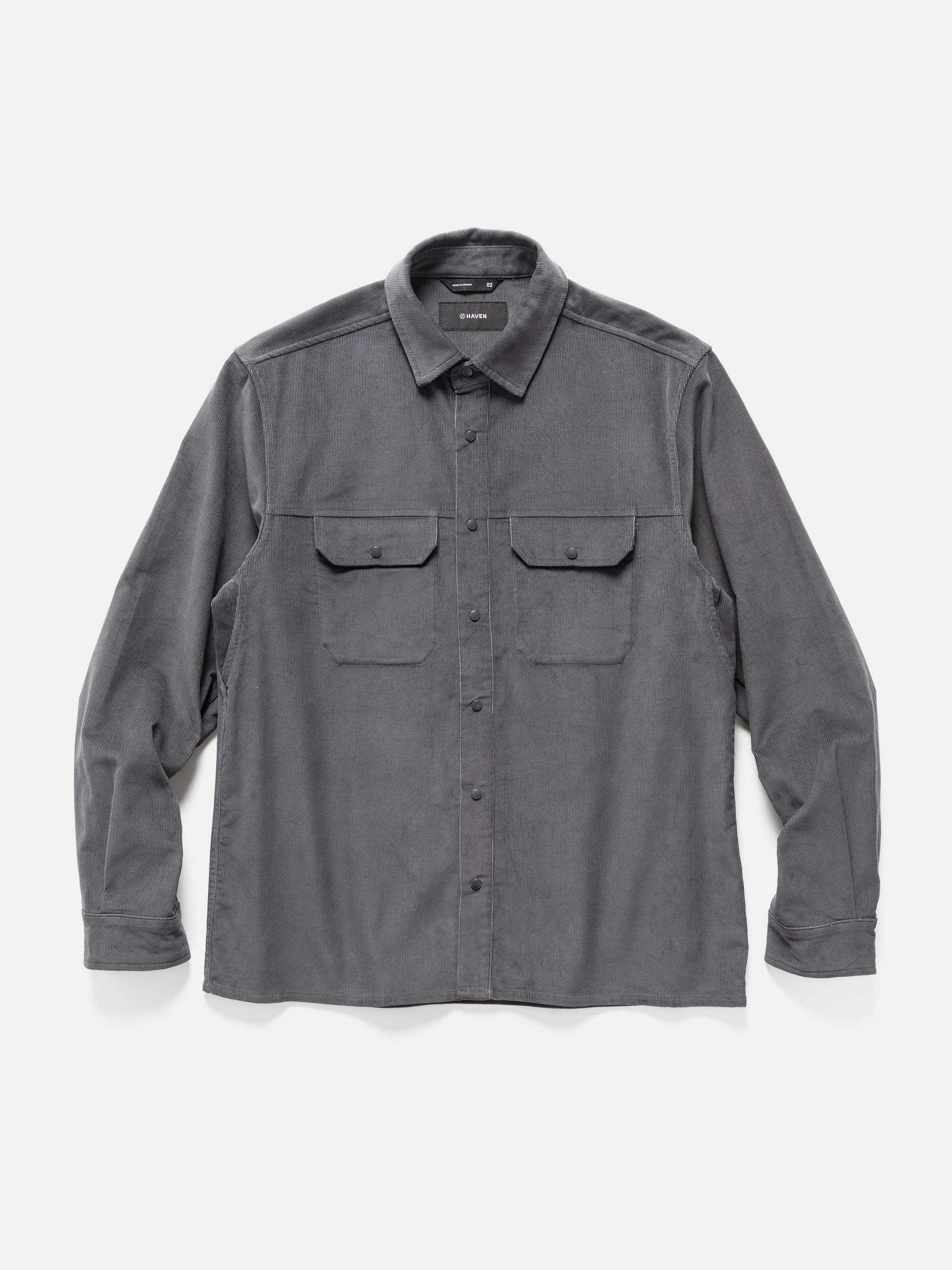 Travail Shirt - Cotton Corduroy Graphite