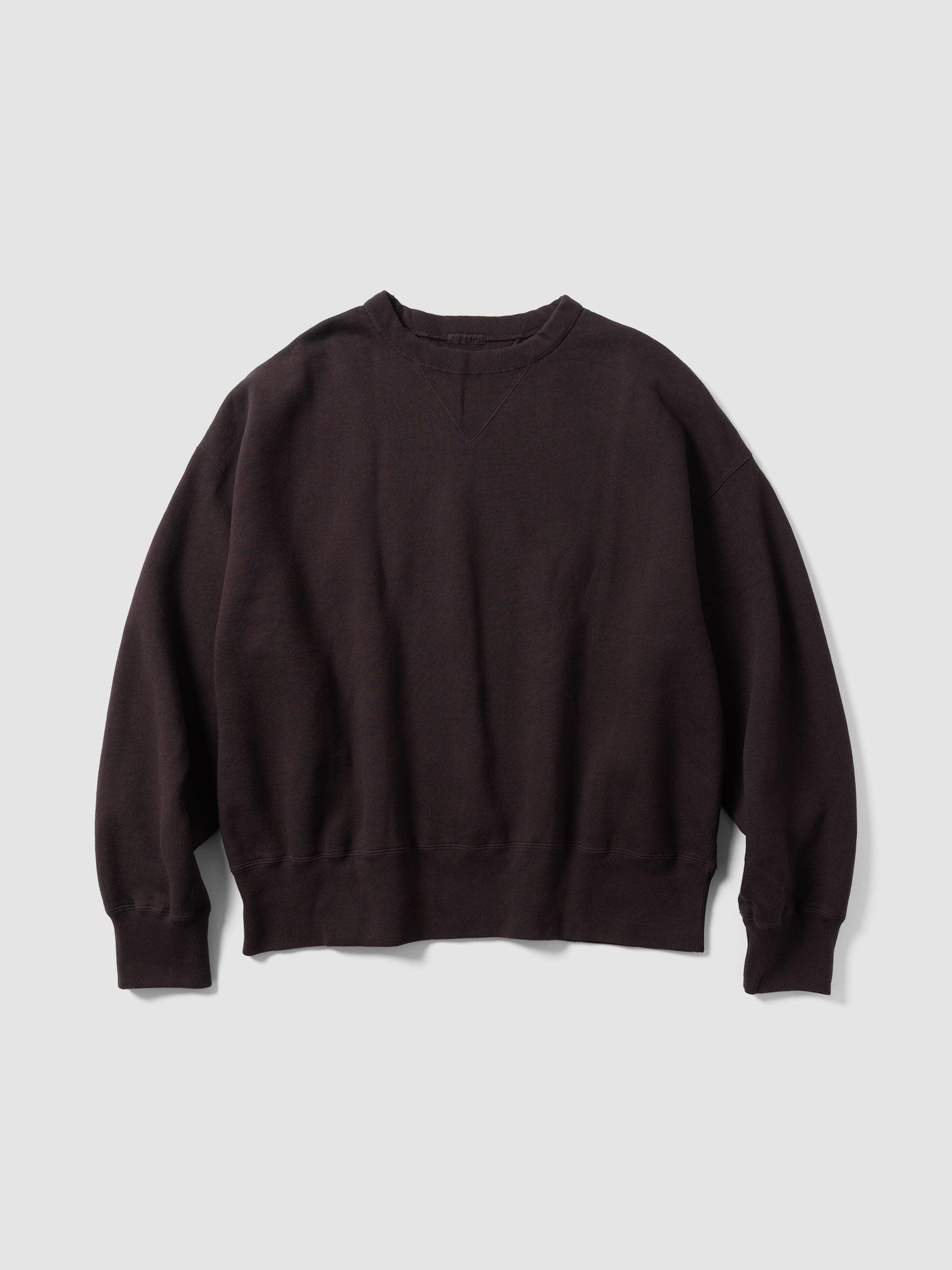 Double V Pullover Brown Violet