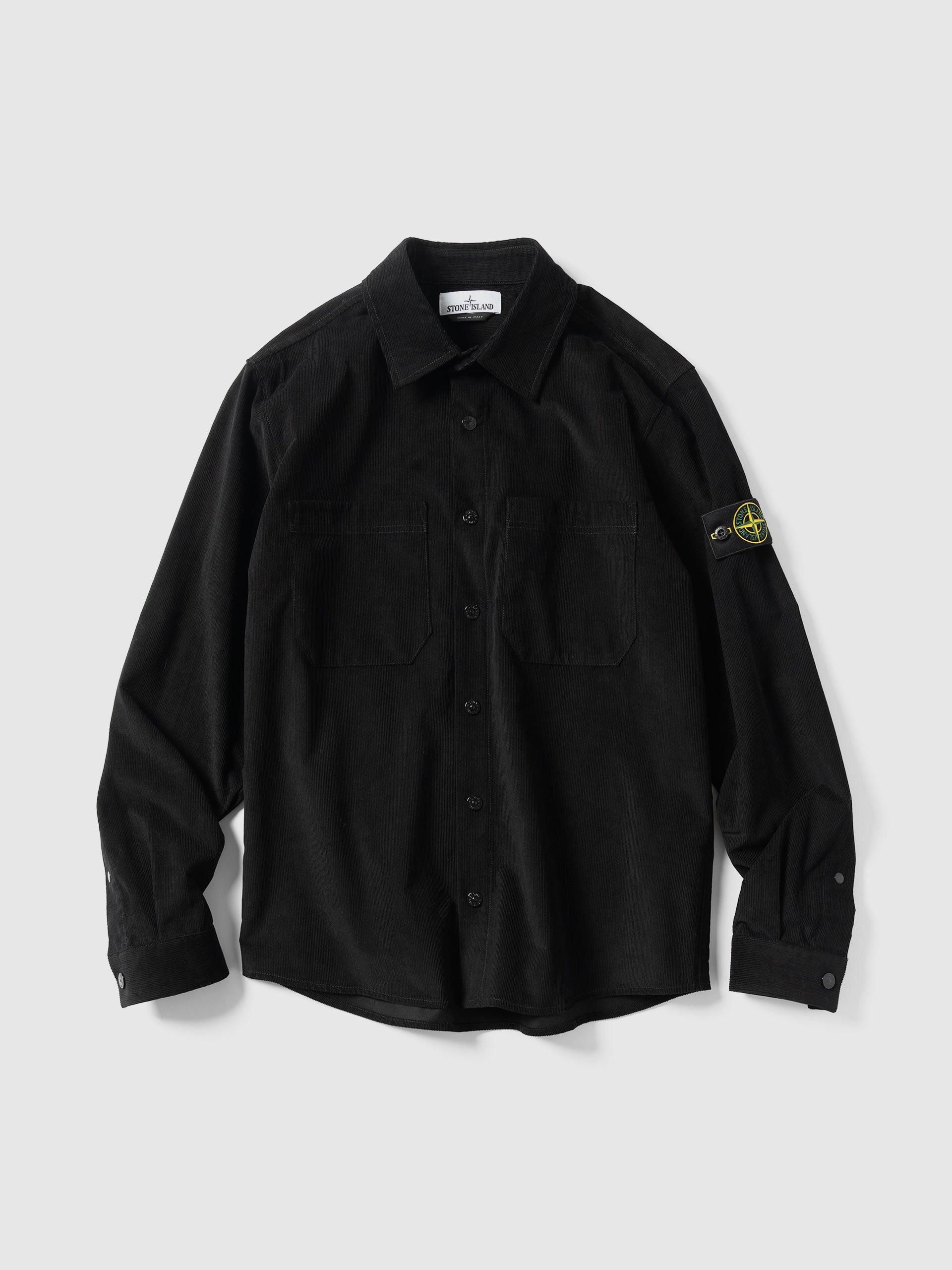 Cotton Corduroy Shirt Black