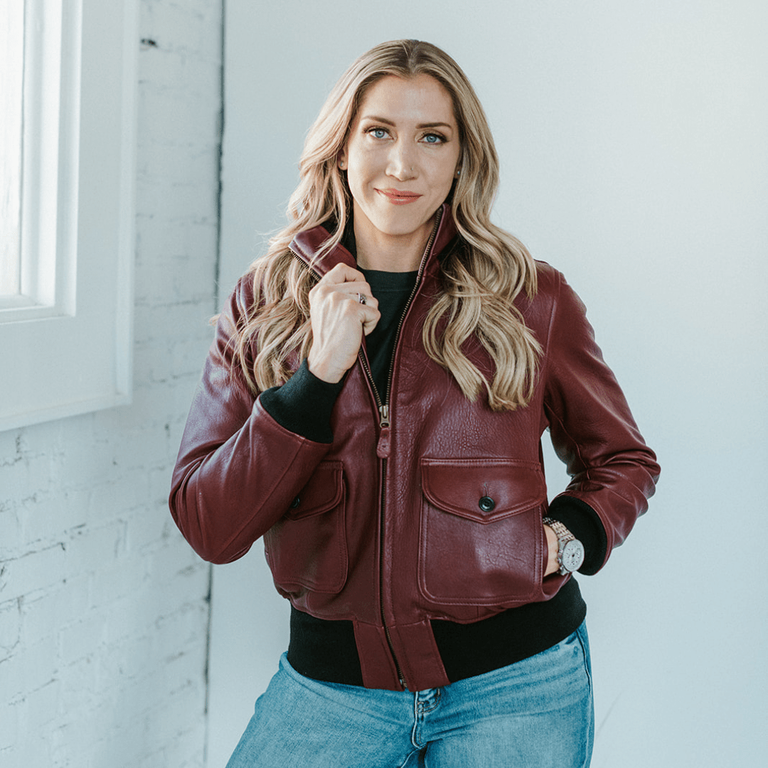 Amelia Jacket in Burgundy W21L001