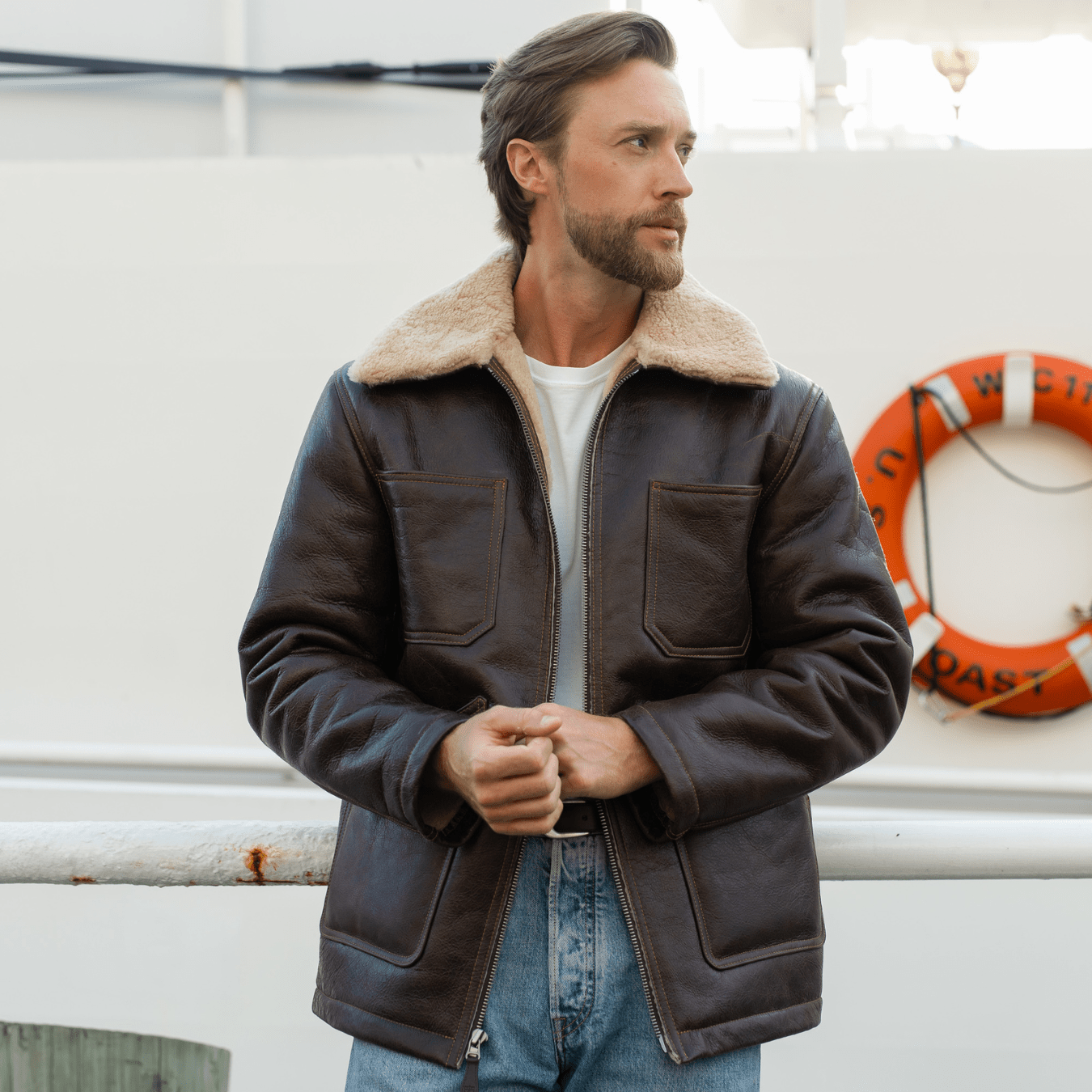 Shearling "Chore" Jacket Z21F105