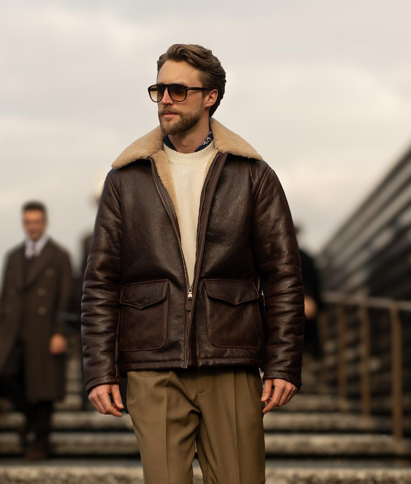 Sheepskin "Oil Rigger"© Jacket Z21F009